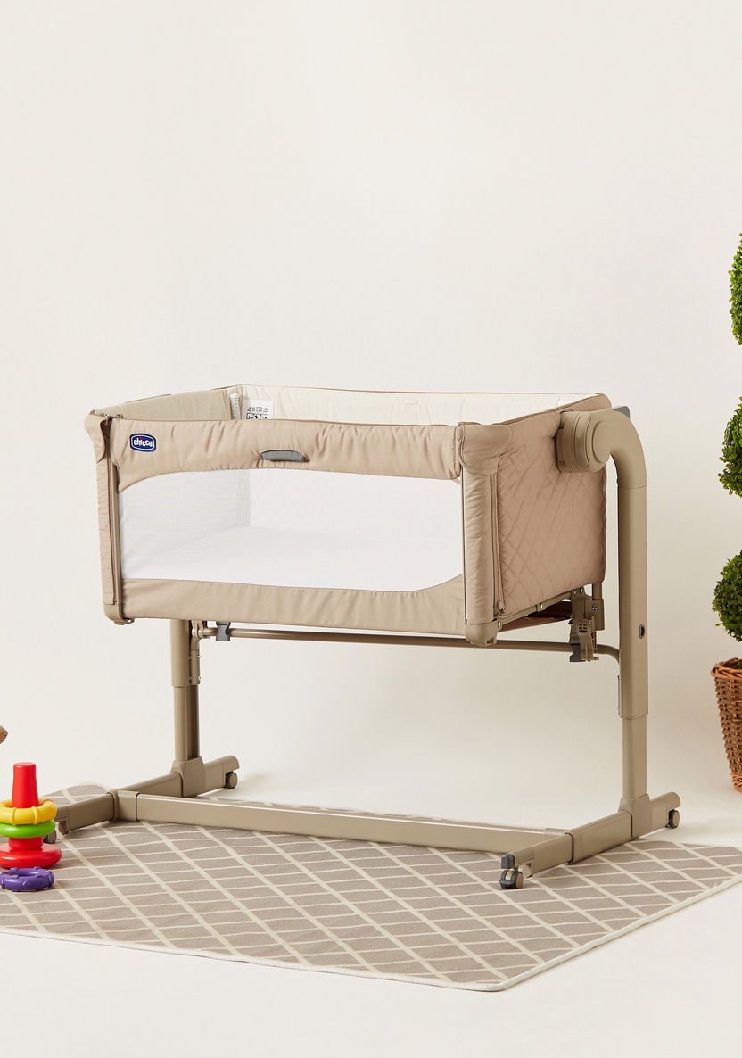 Chicco Next 2 me Magic Co-Sleeping Crib - Beige-Cradles and Bassinets-image-0
