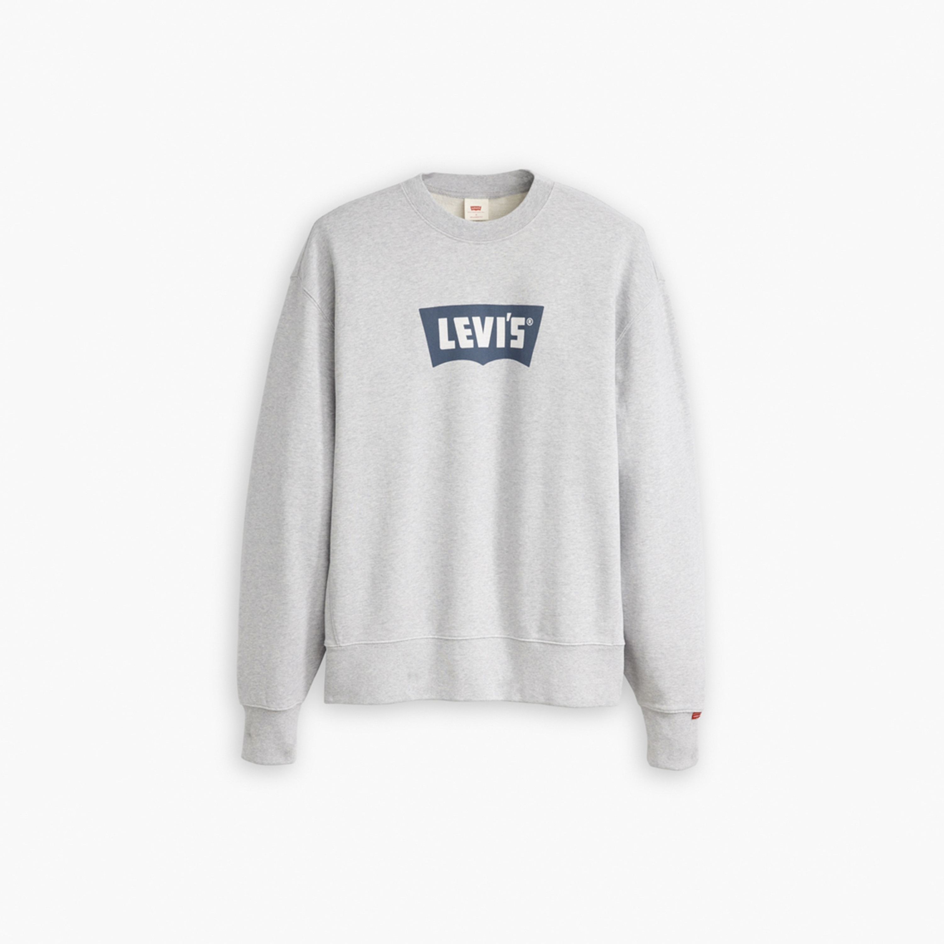 سويت شيرت رجالي بشعار برقبة دائرية وأكمام طويلة من ليفايس-men-clothing-hoodiesandsweatshirts-image-4