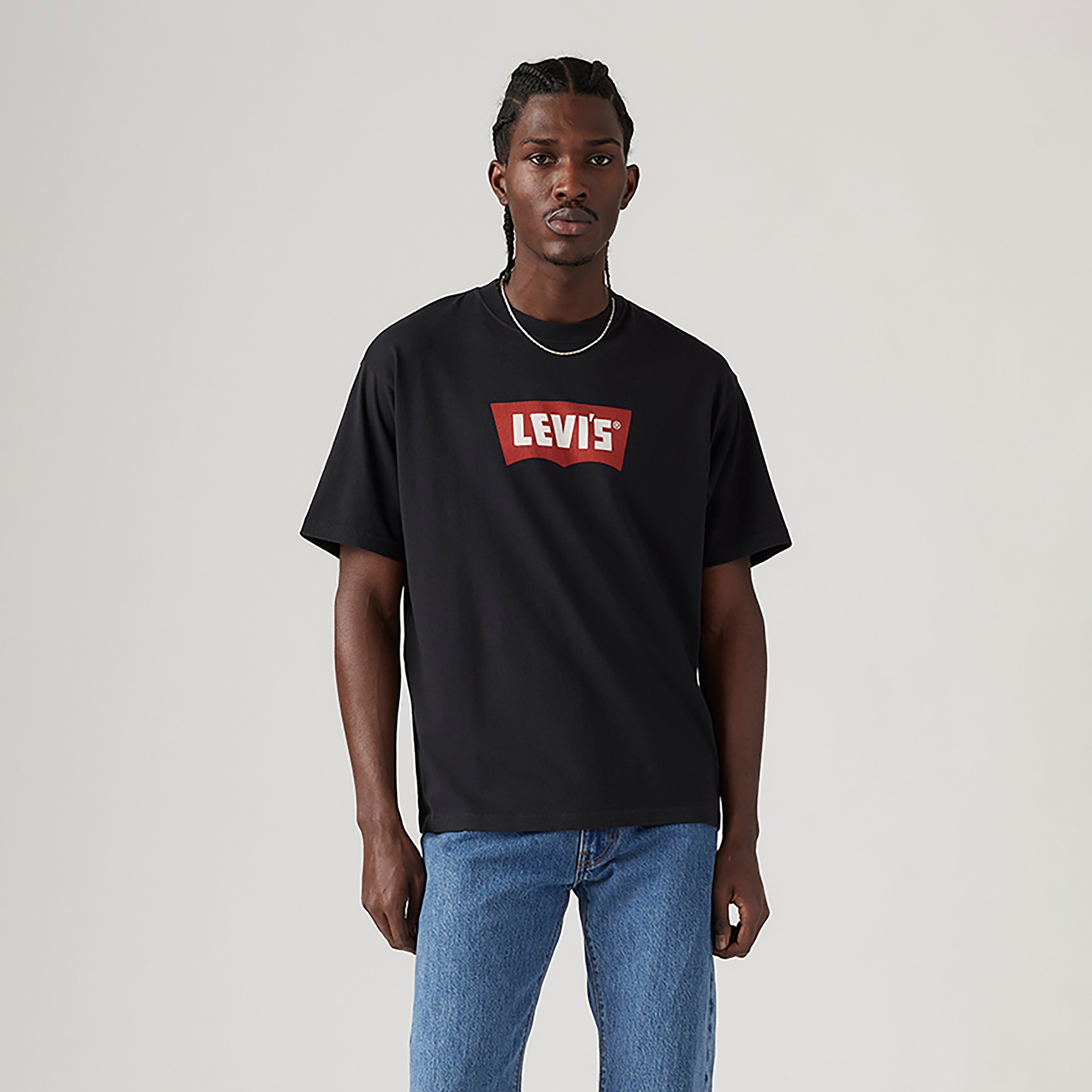 Levi's Logo Crew Neck Short Sleeves Men's T-Shirt-men-clothing-tshirtsandpolos-tshirts-image-1