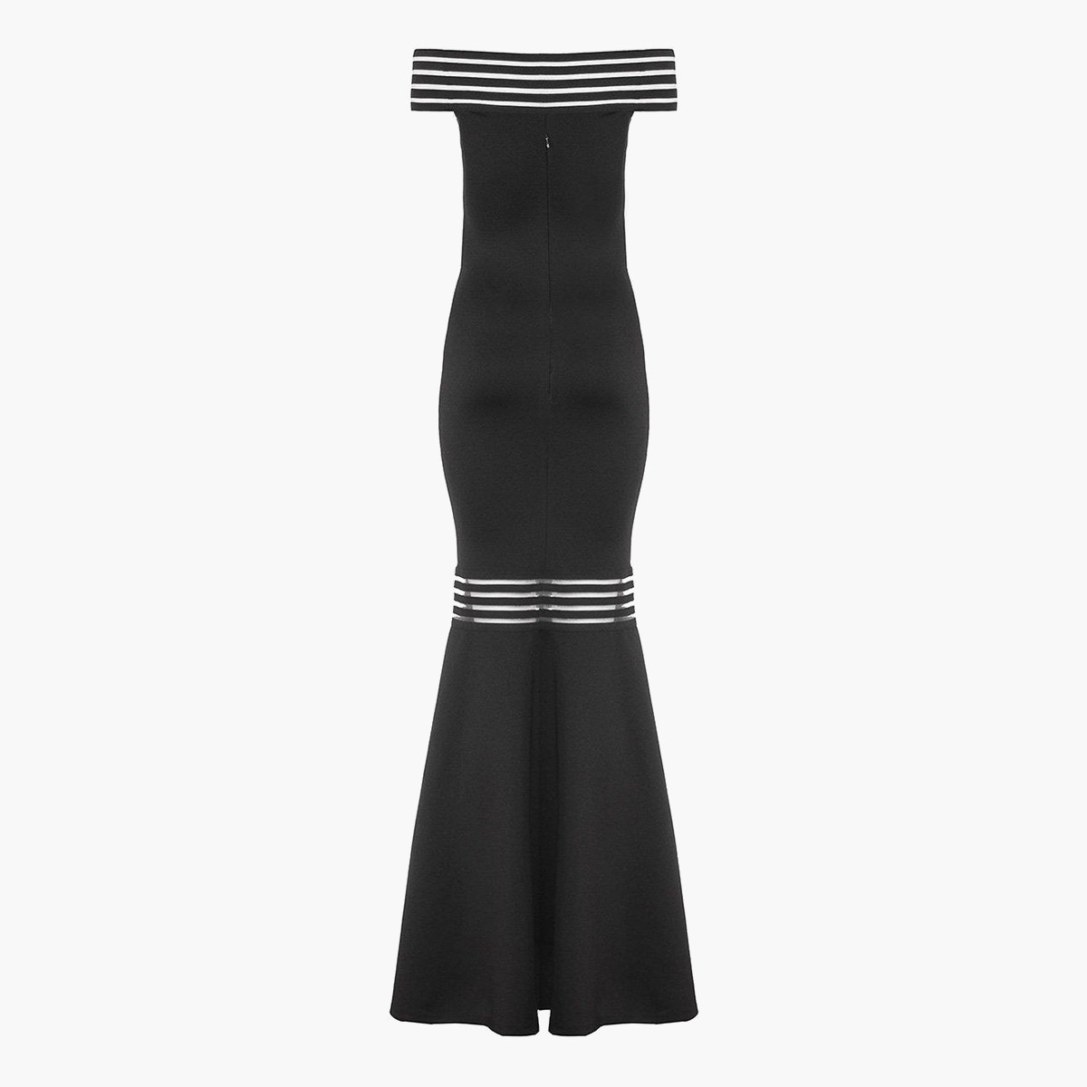 كويز أسود طويل فستان-women-clothing-dresses-image-7