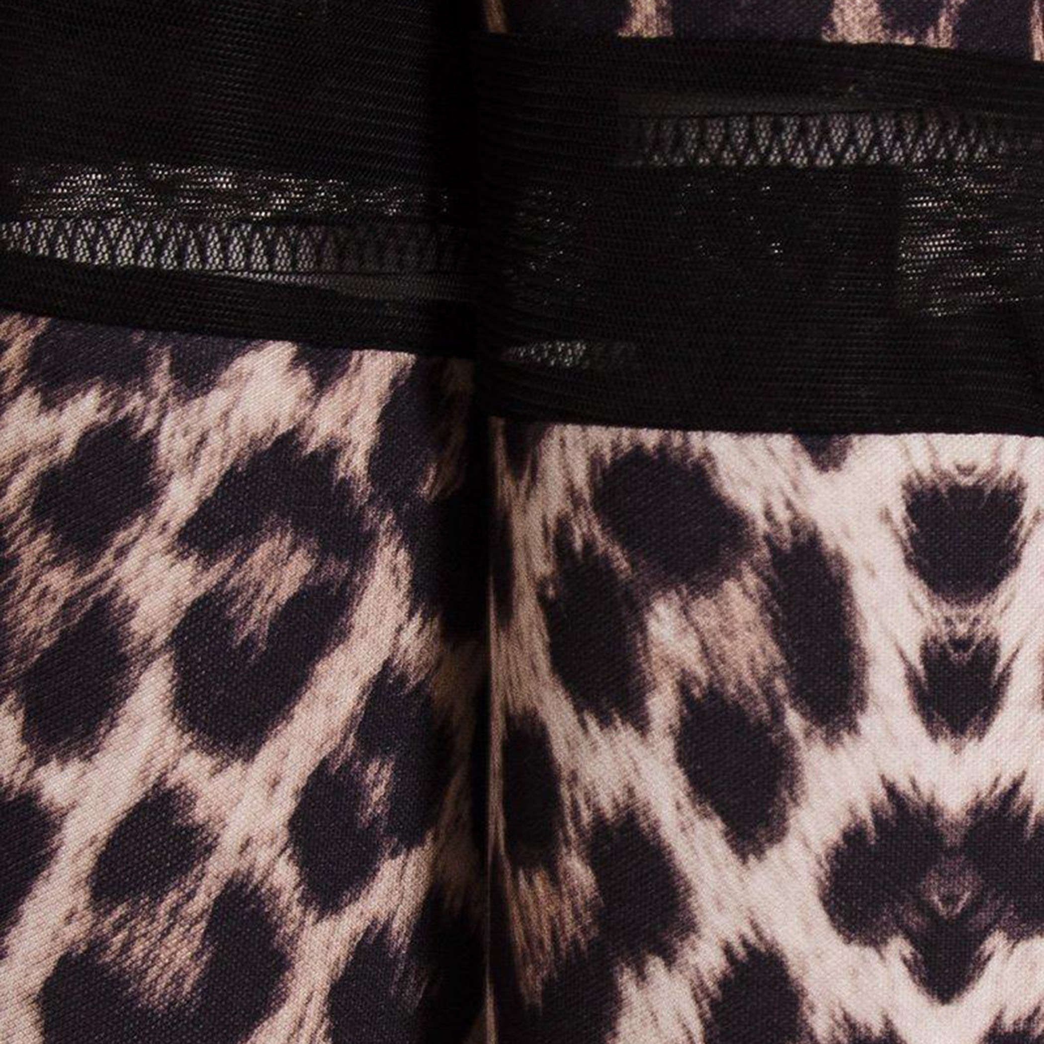 Quiz Women Polyester Animal Print Black Bardot Dress-women-clothing-dresses-image-5