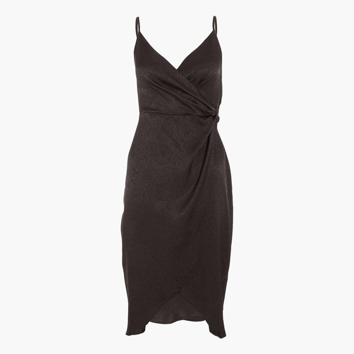 كويز أسود متوسط الطول فستان-women-clothing-dresses-image-3