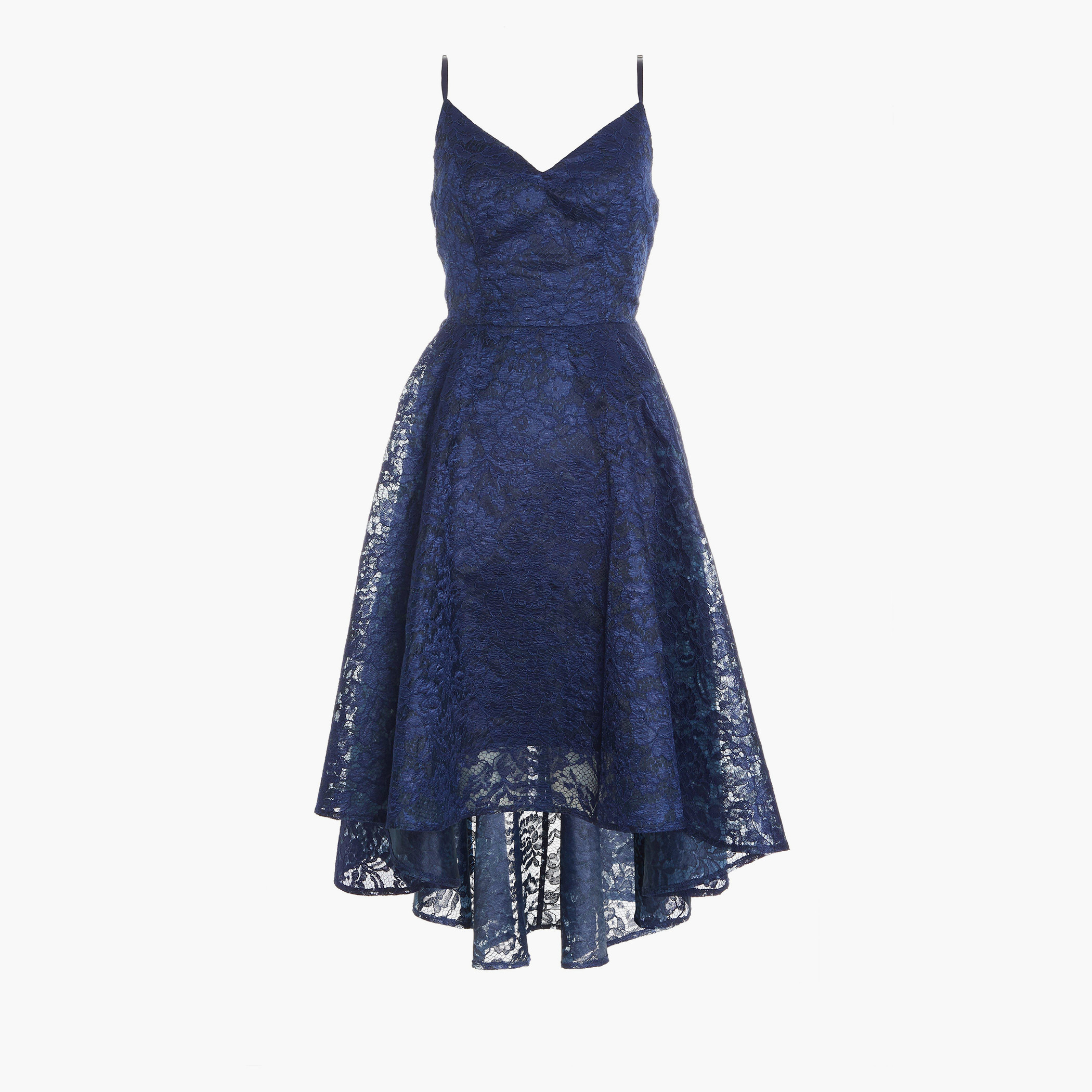كويز أزرق متوسط الطول فستان-women-clothing-dresses-image-4