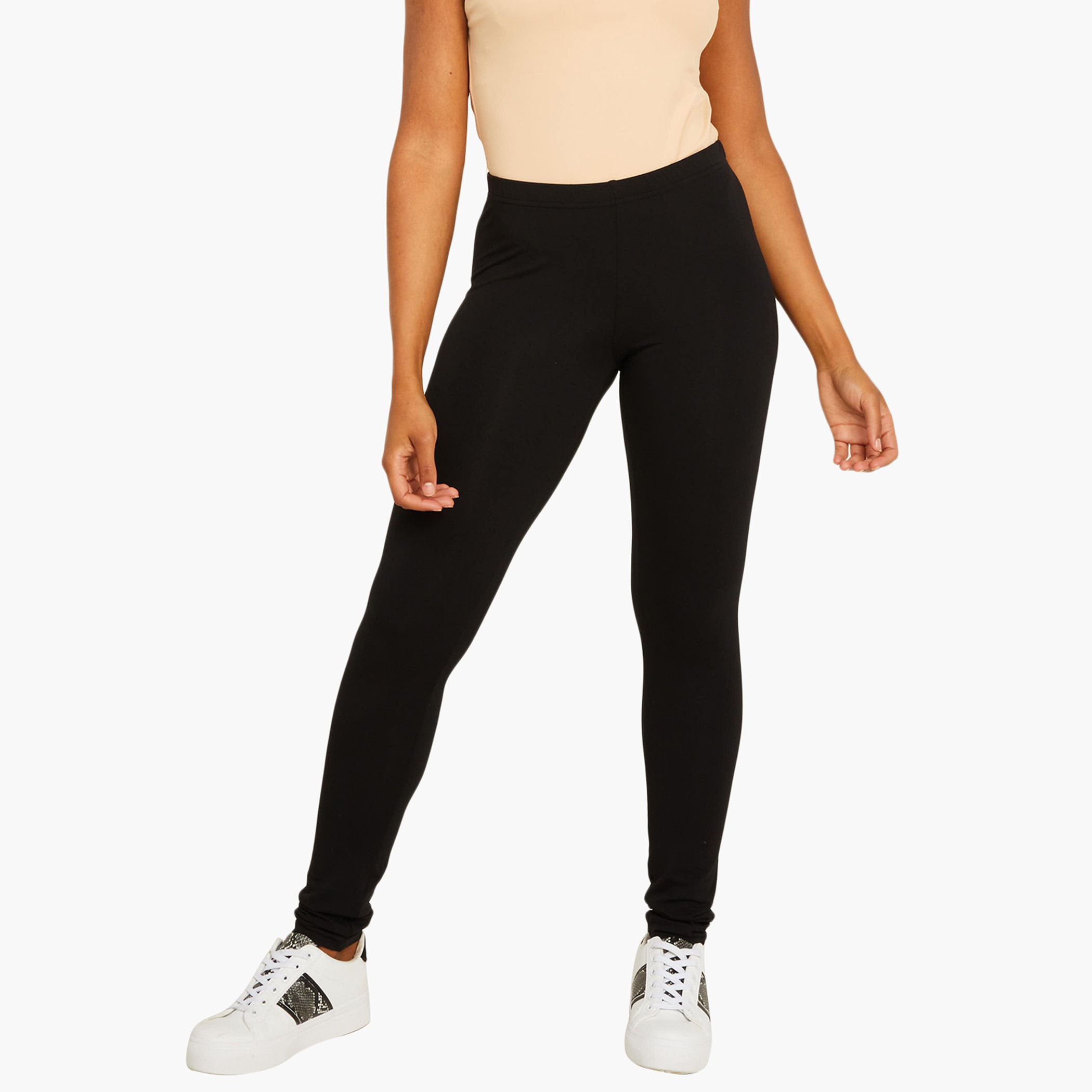 Quiz Women Solid High Rise Legging-women-clothing-bottoms-leggings-image-1