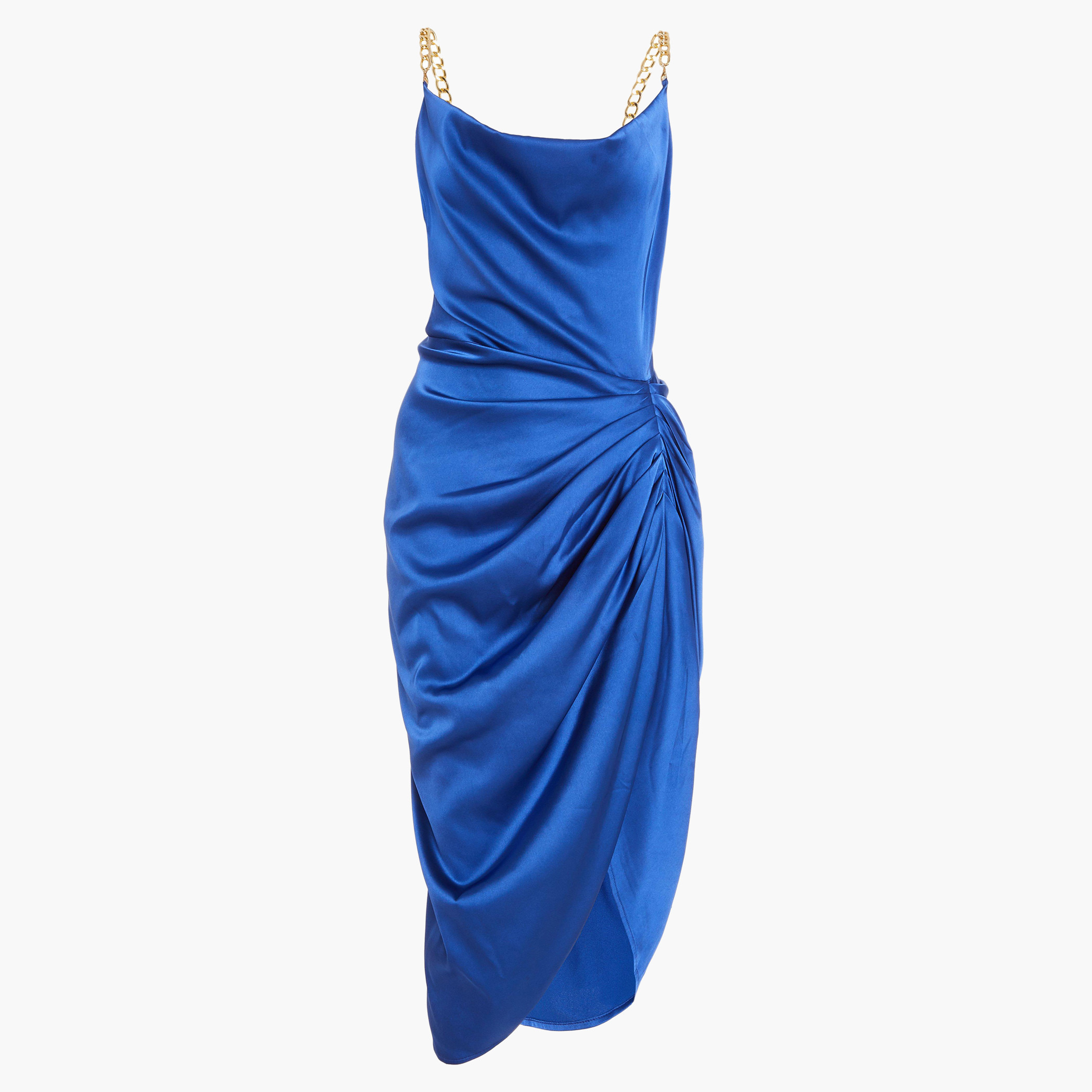 Quiz Women Solid Chain Shoulder Strap Midi Dress-women-clothing-dresses-image-4