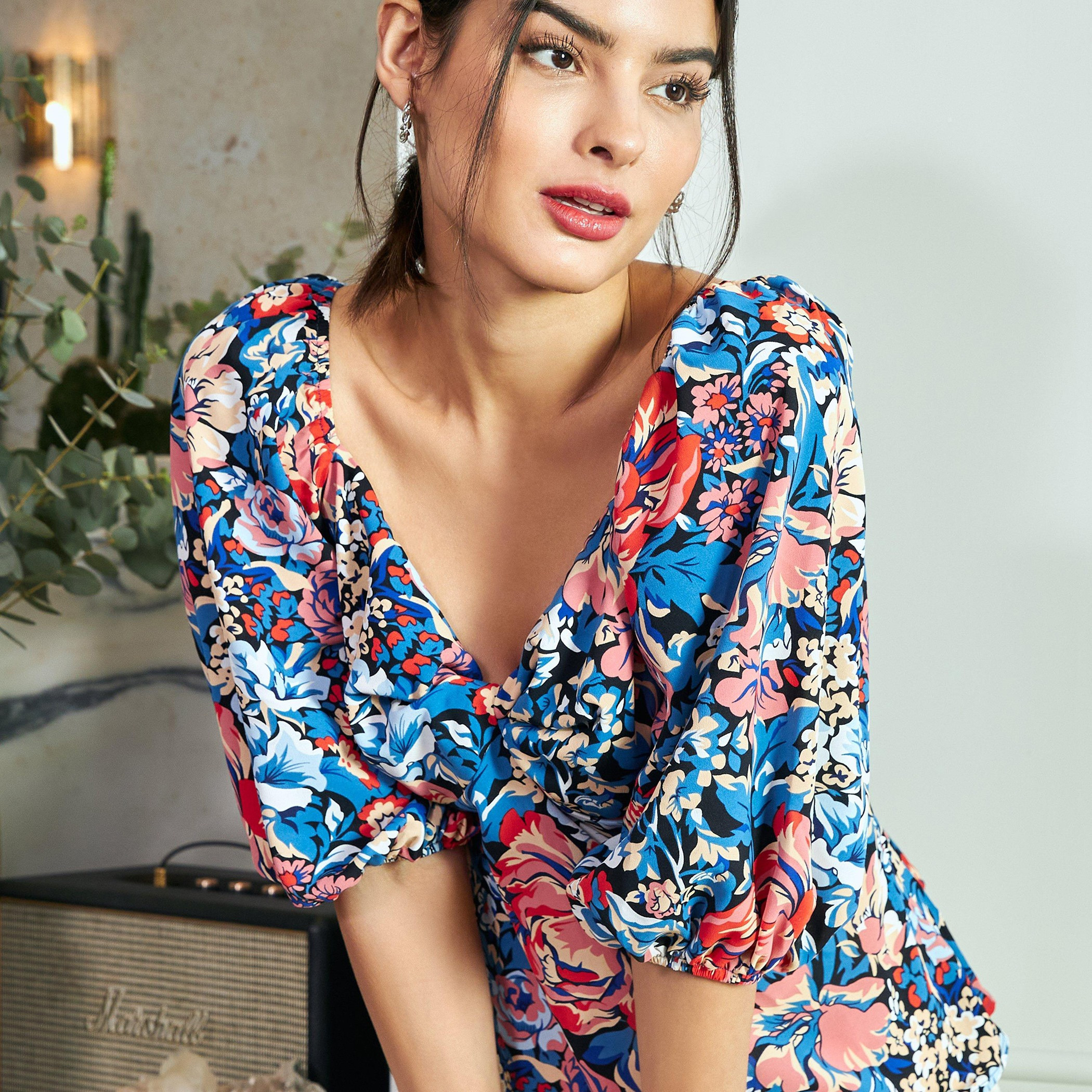 كويز متعدد الألوان قميص-women-clothing-shirtsandblouses-blouses-image-3