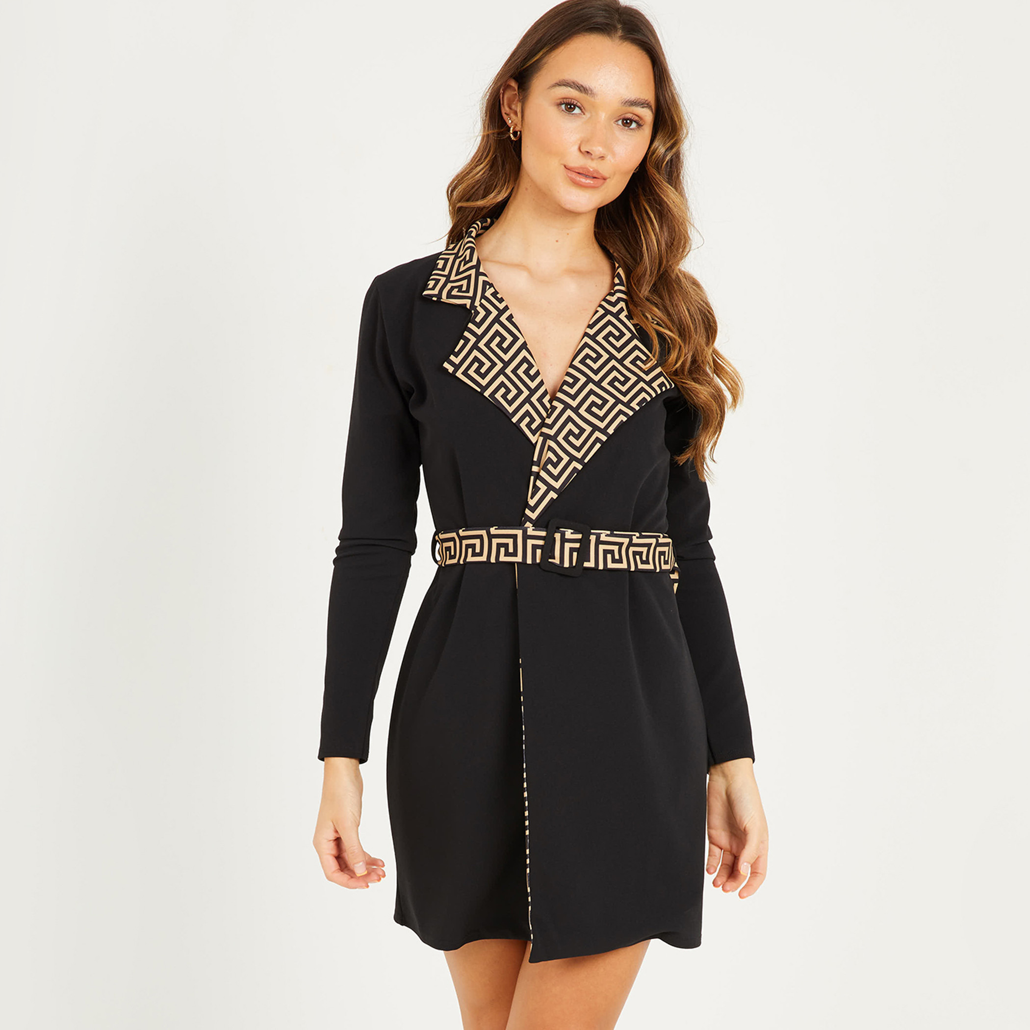 فيرو مودا أزرق تي شيرت-women-clothing-coatsandjackets-blazers-image-1
