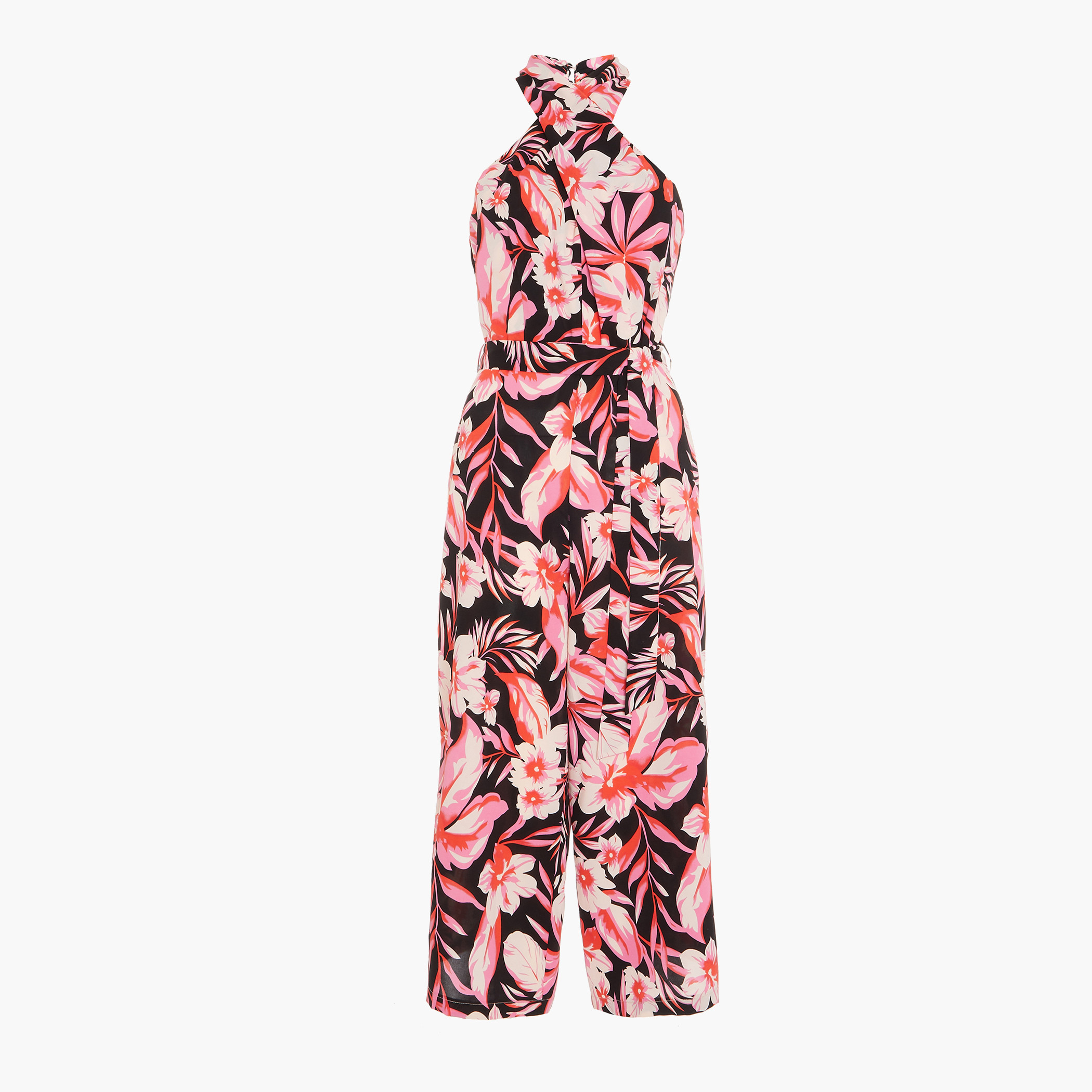 Quiz Women Multicolour Floral Halter Neck Belt Waist Jumpsuit-women-clothing-jumpsuits-image-6