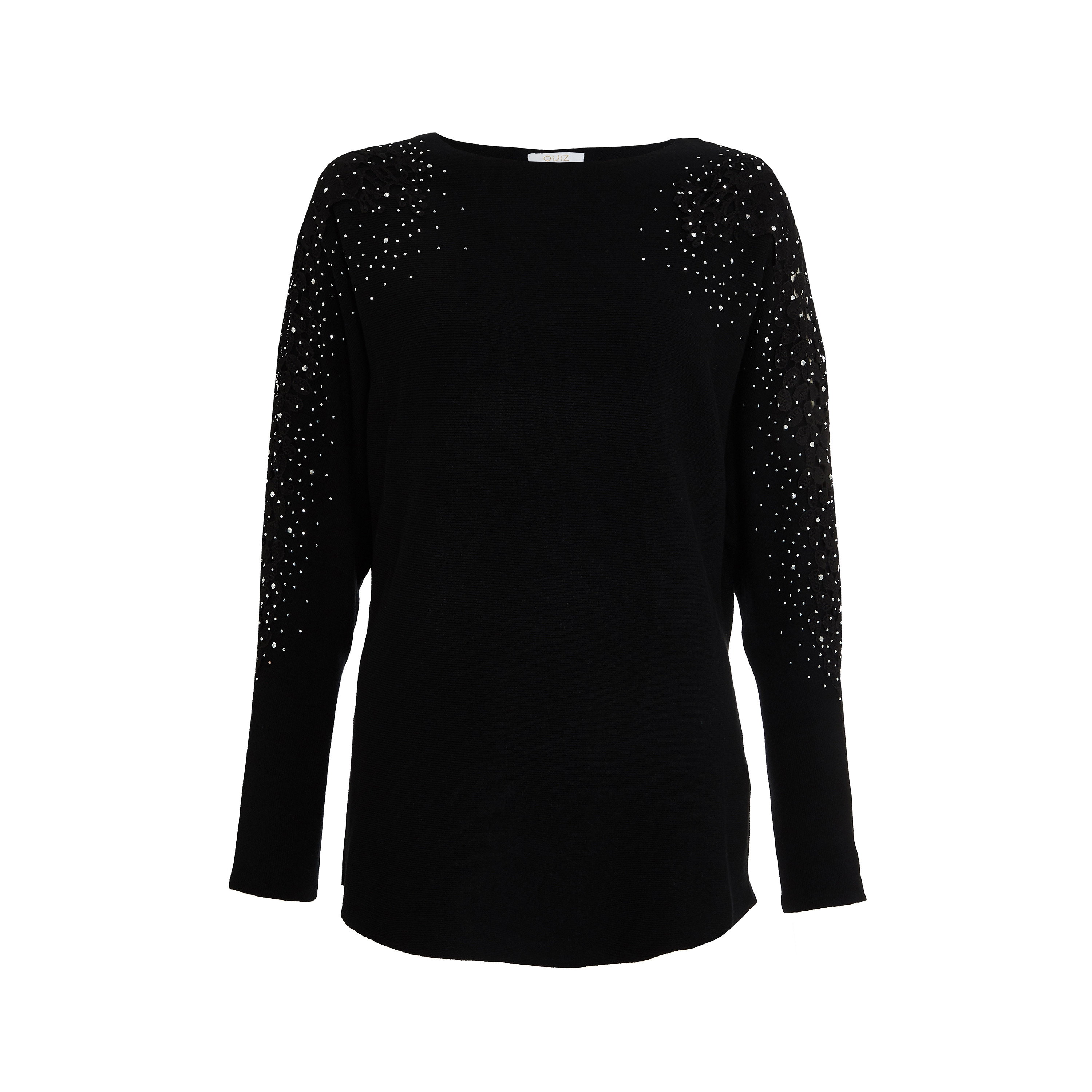 Quiz Embellished Round Neck Long Sleeves Jumper-women-clothing-cardigansandjumpers-jumpers-image-5