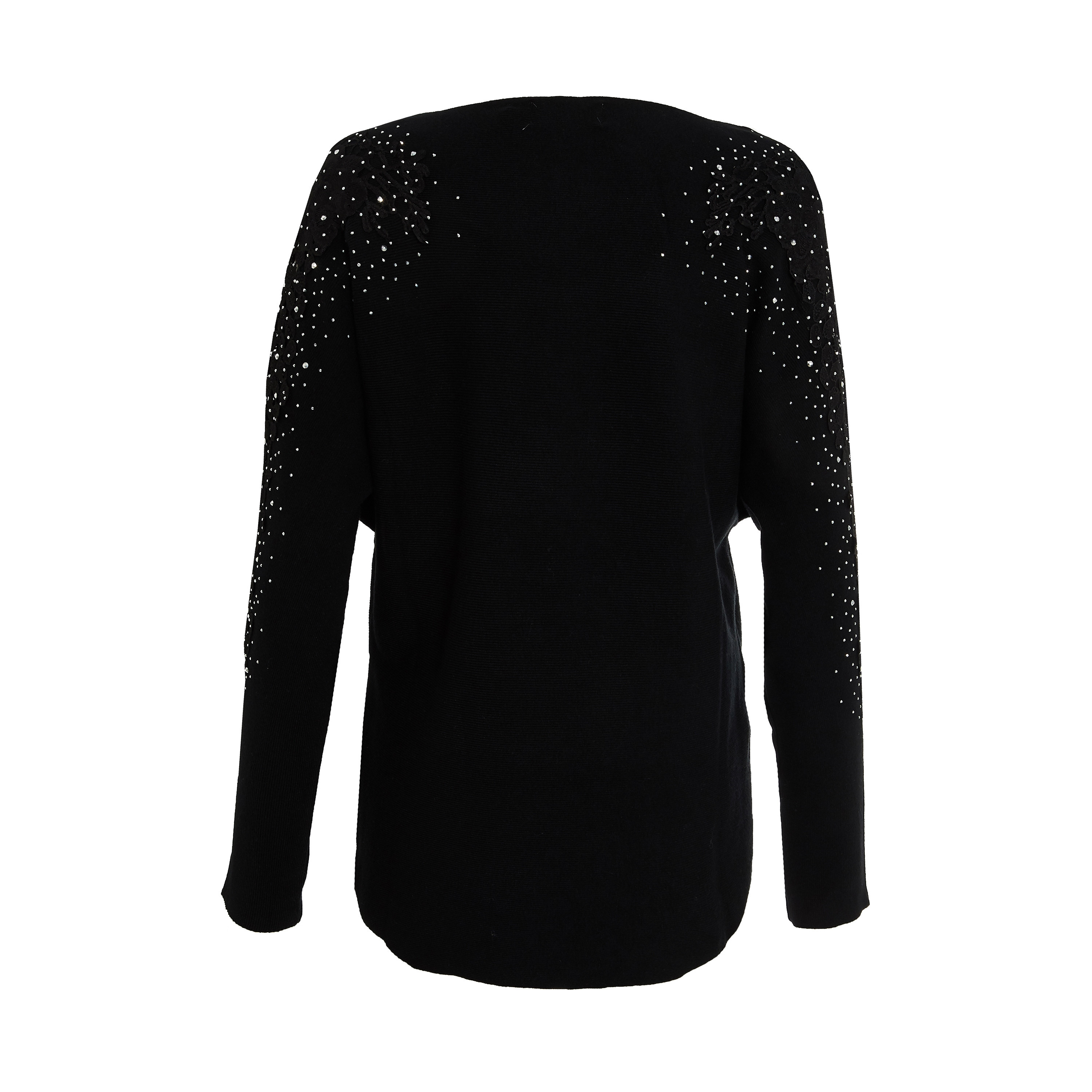 كويز - أفرول بياقة مستديرة وأكمام طويلة - مزين-women-clothing-cardigansandjumpers-jumpers-image-6