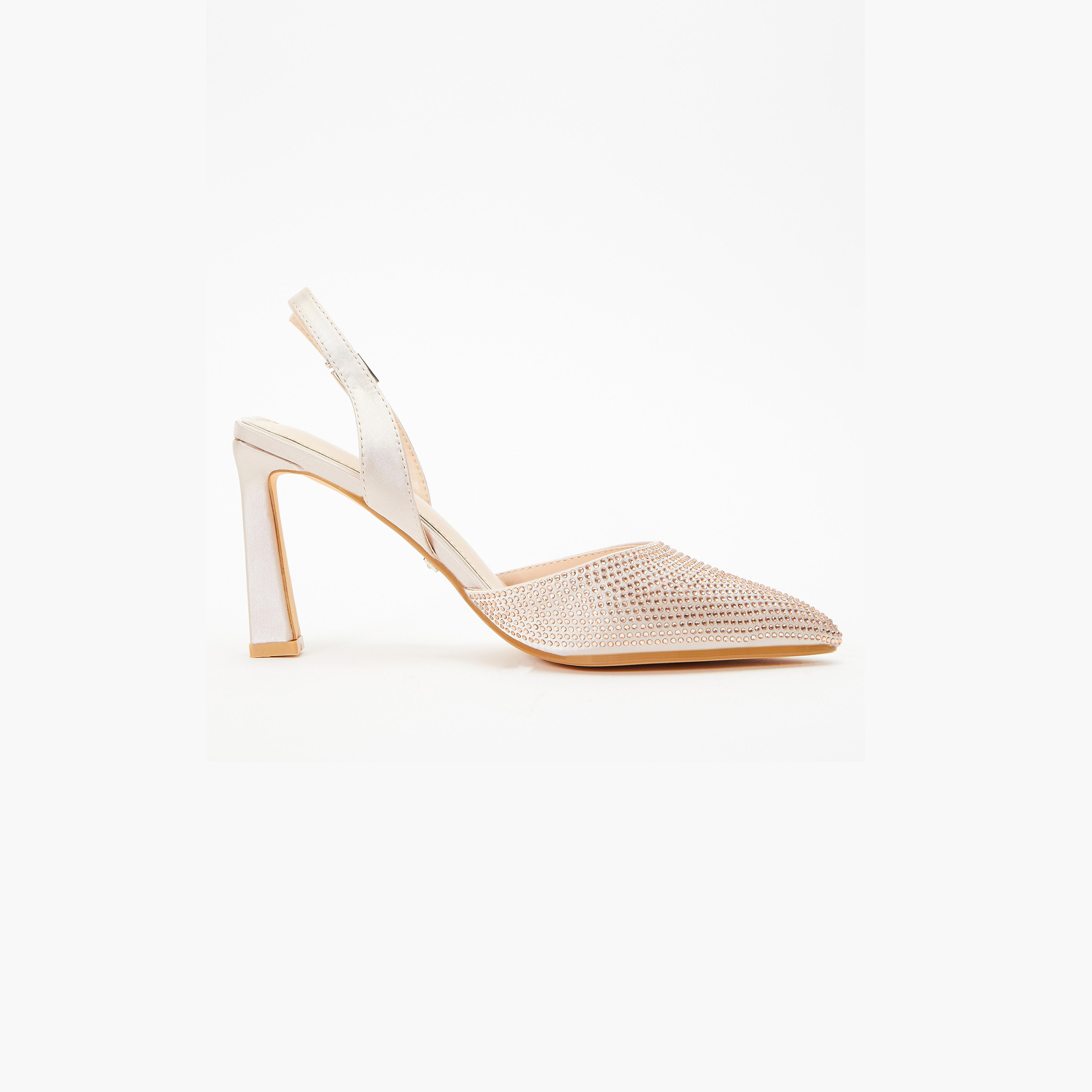 Quiz Women's Buckle Strap Kitten Heels Sandals | 00100035610-women-shoes-heels-image-4