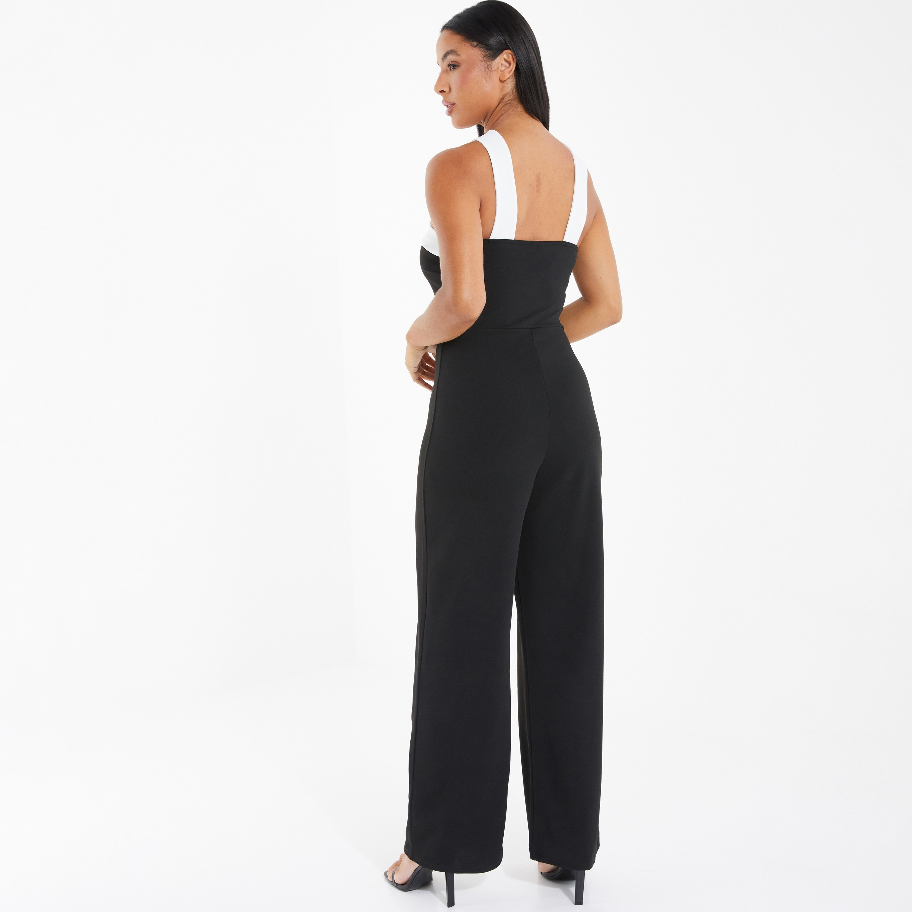 Quiz Plain Halter Neck Palazzo Jumpsuit-women-clothing-jumpsuits-image-4