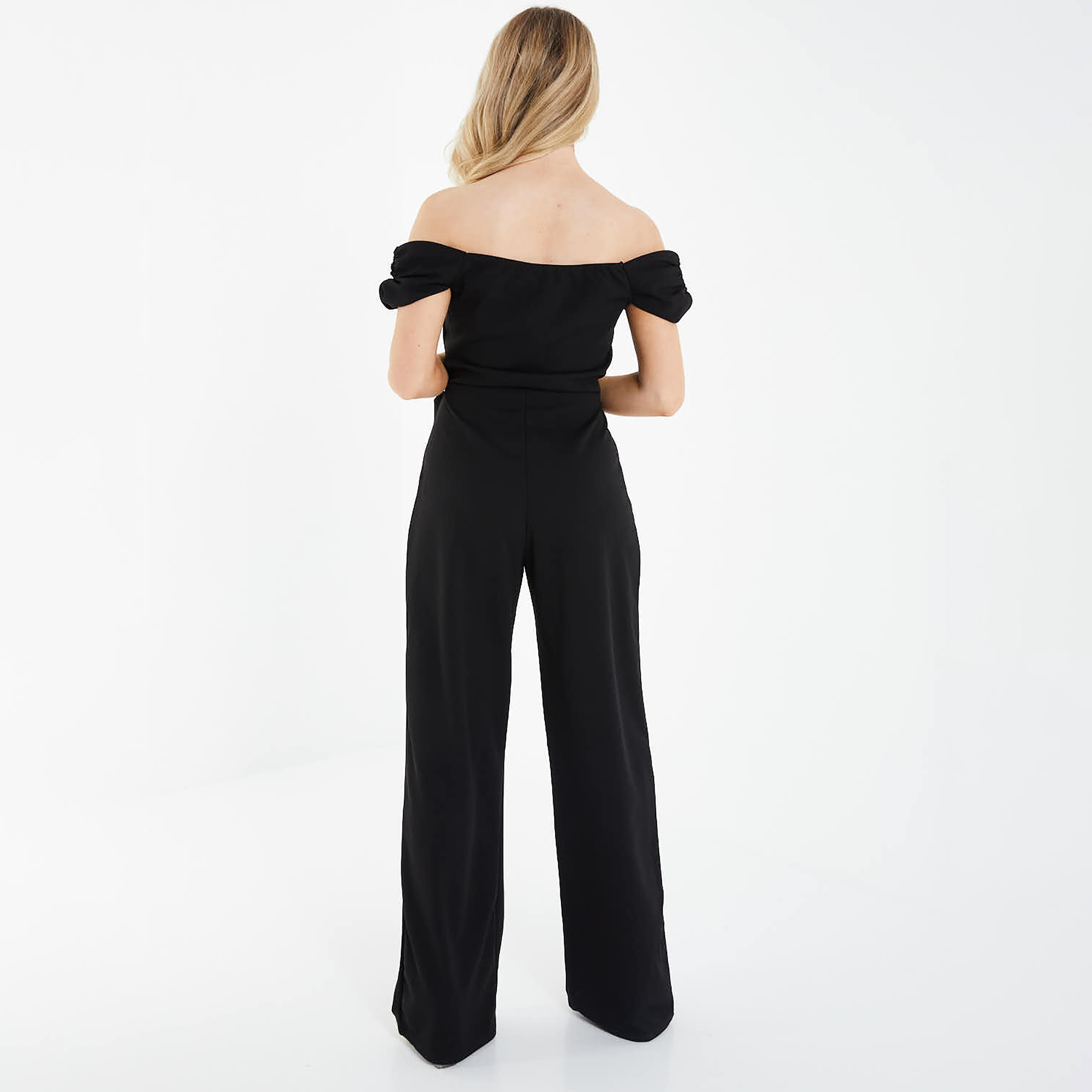 جمبسوت باردو بياقة سادة من كويز-women-clothing-jumpsuits-image-4
