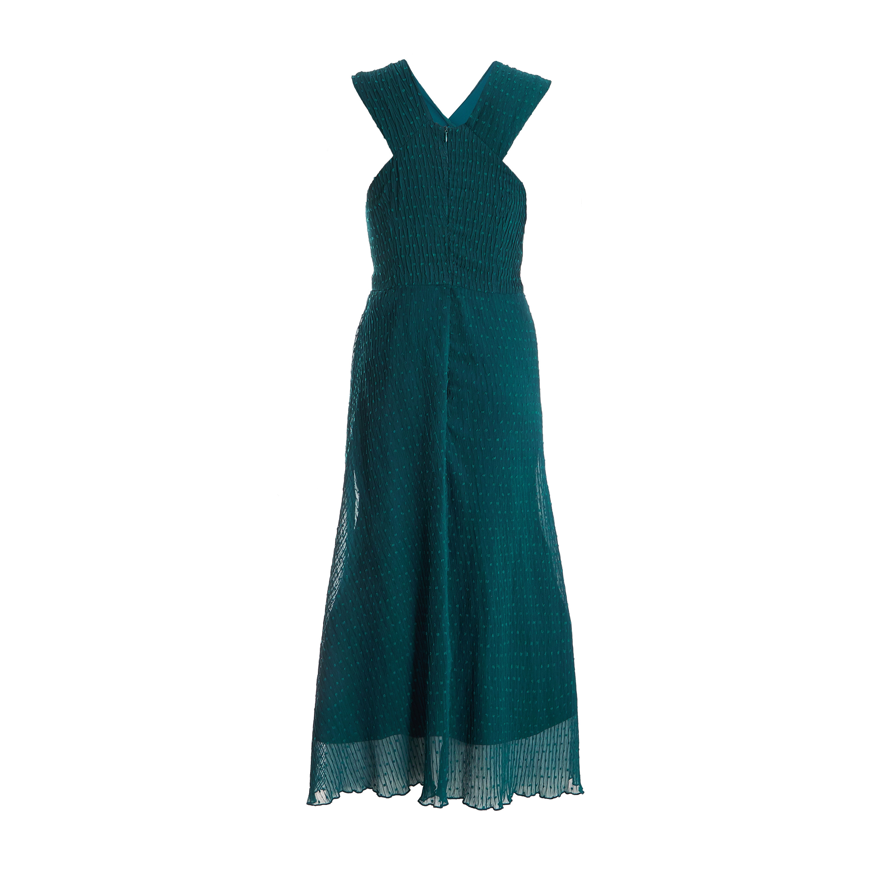 Quiz Textured Halter Neck Maxi Dress-women-clothing-dresses-image-6