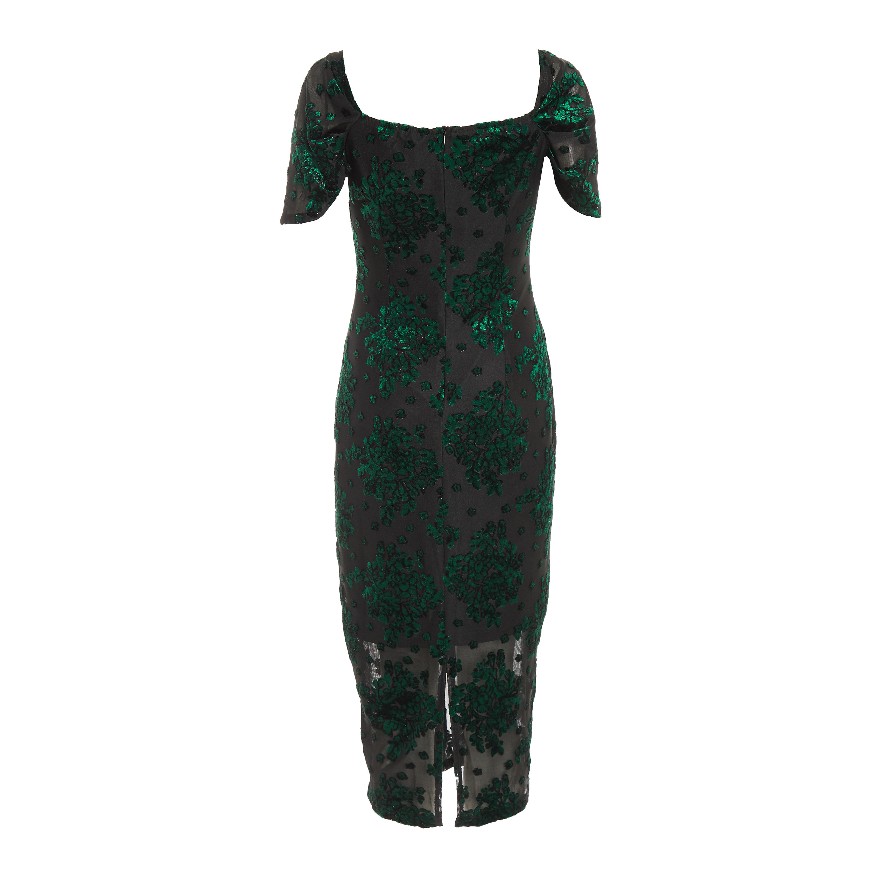 Quiz Floral Square Neck Bodycon Midi Dress-women-clothing-dresses-image-6