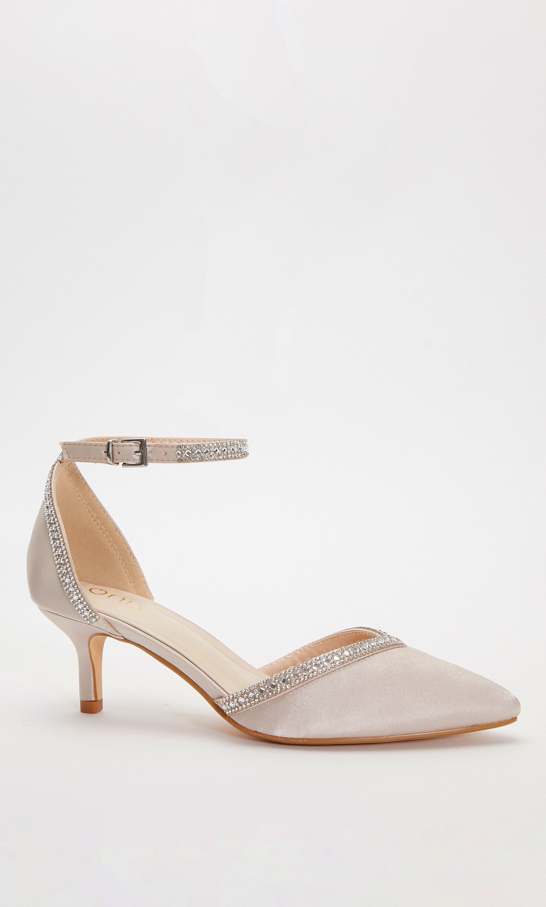 حذاء بكعب هريرة مدبب الإصبع للنساء ومع حزام الكاحل من قويز 100036723-women-shoes-heels-image-2