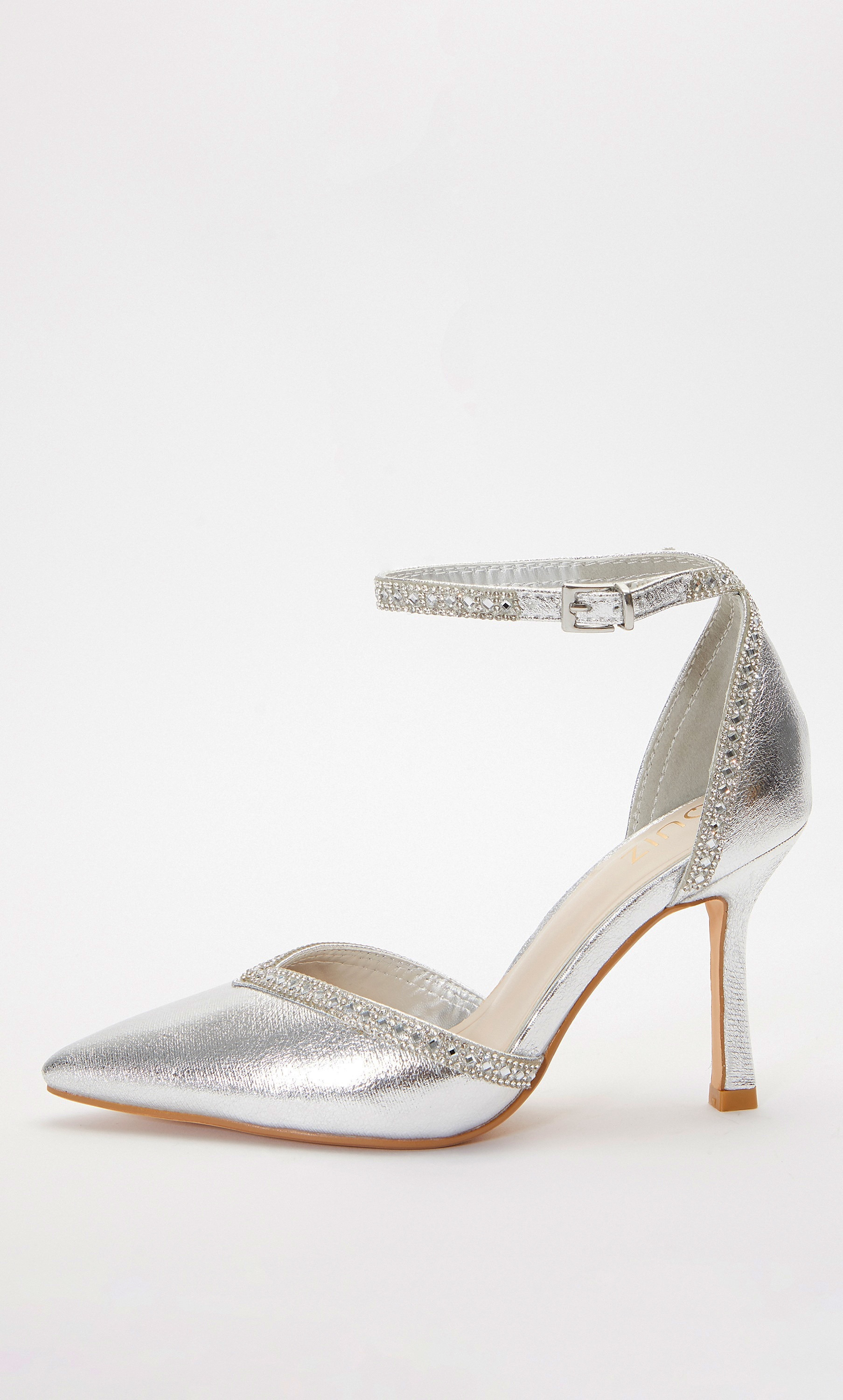 حذاء بكعب مدبب الإصبع للنساء مع حزام الكاحل من قويز 100036724-women-shoes-heels-image-3