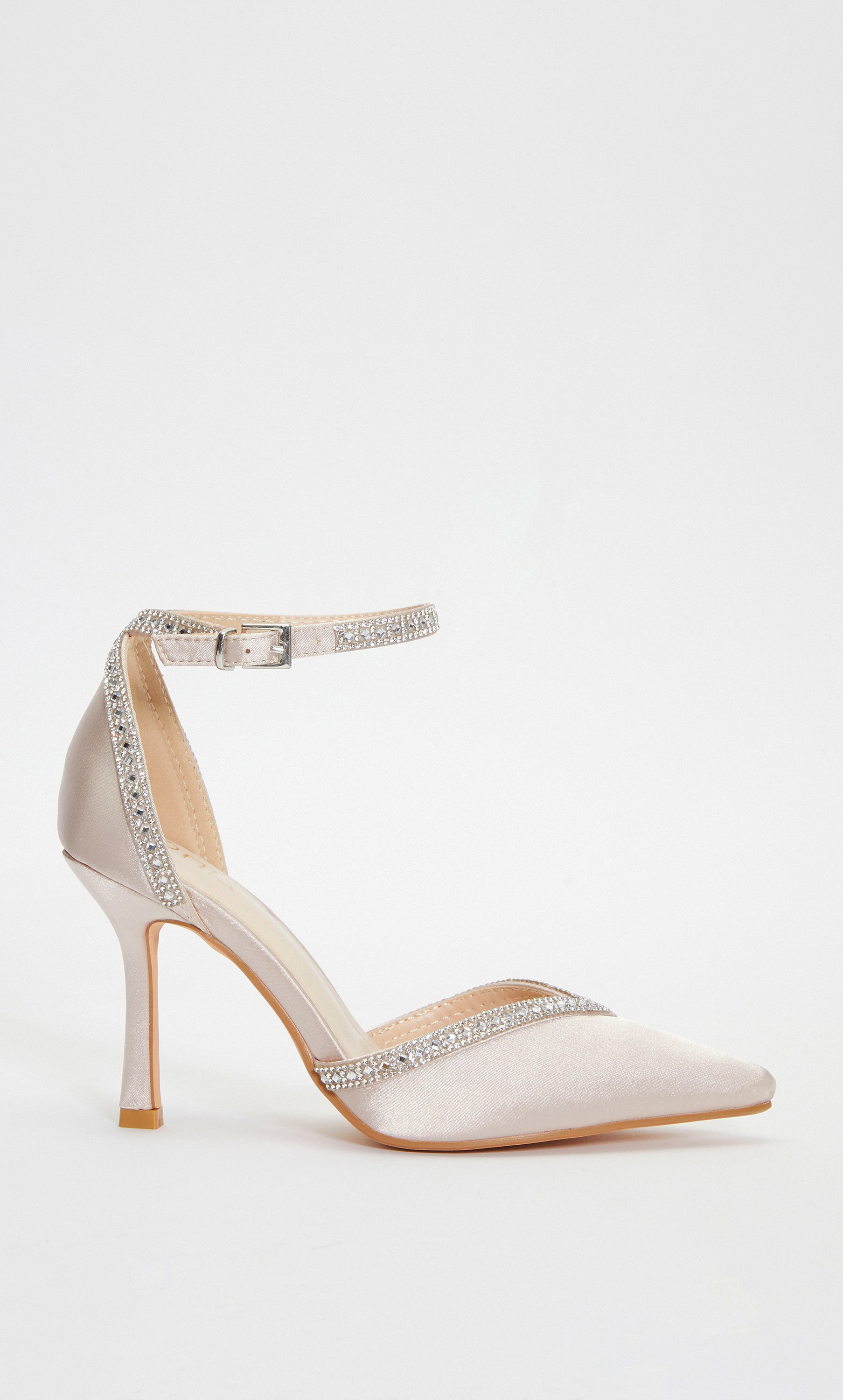 Quiz Women Pointed Toe Heels with Ankle Strap 00100036730-women-shoes-heels-image-2