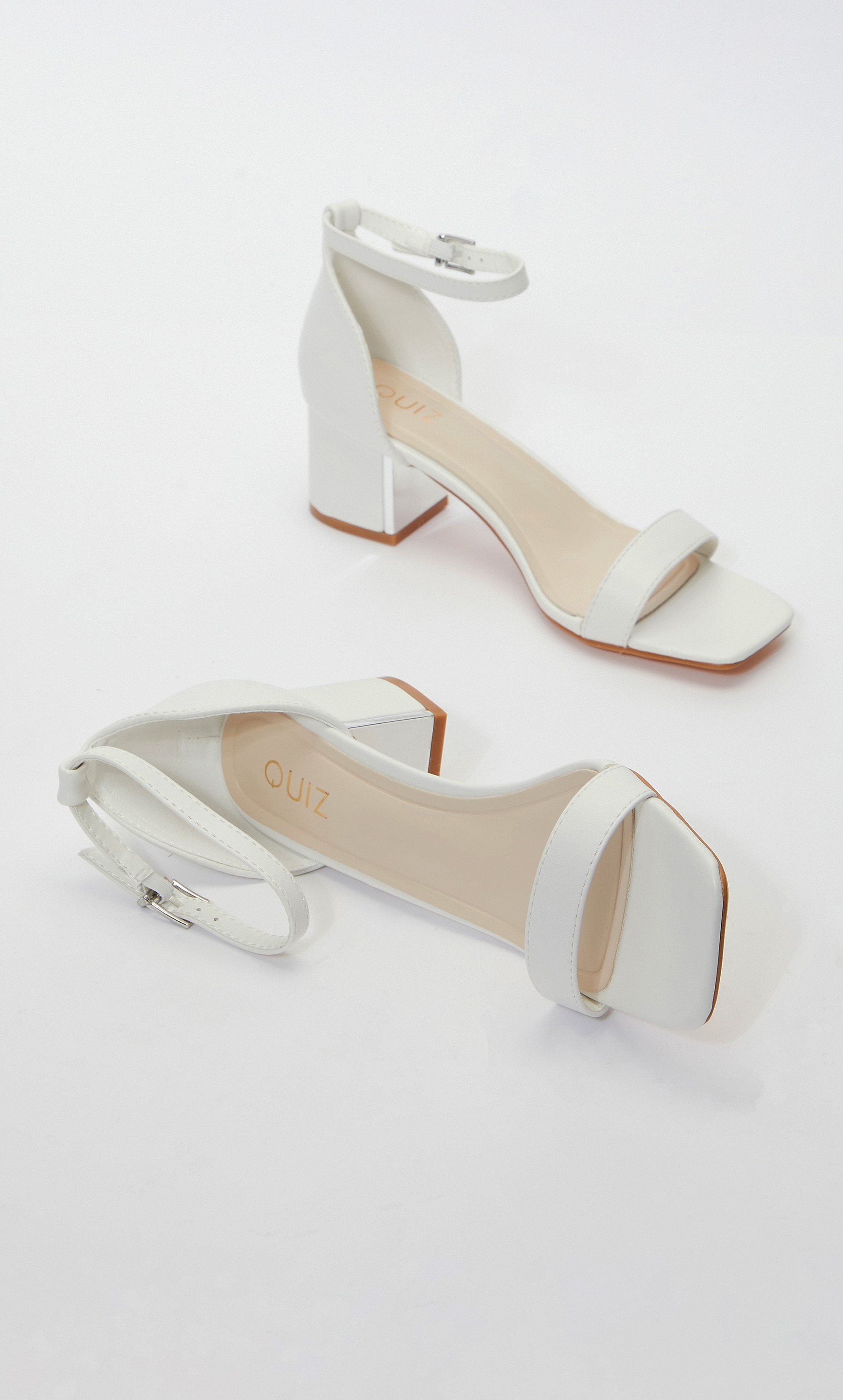 صندل بكعب عريض وحزام للكاحل للنساء من قويز 100036761-women-shoes-heels-image-4