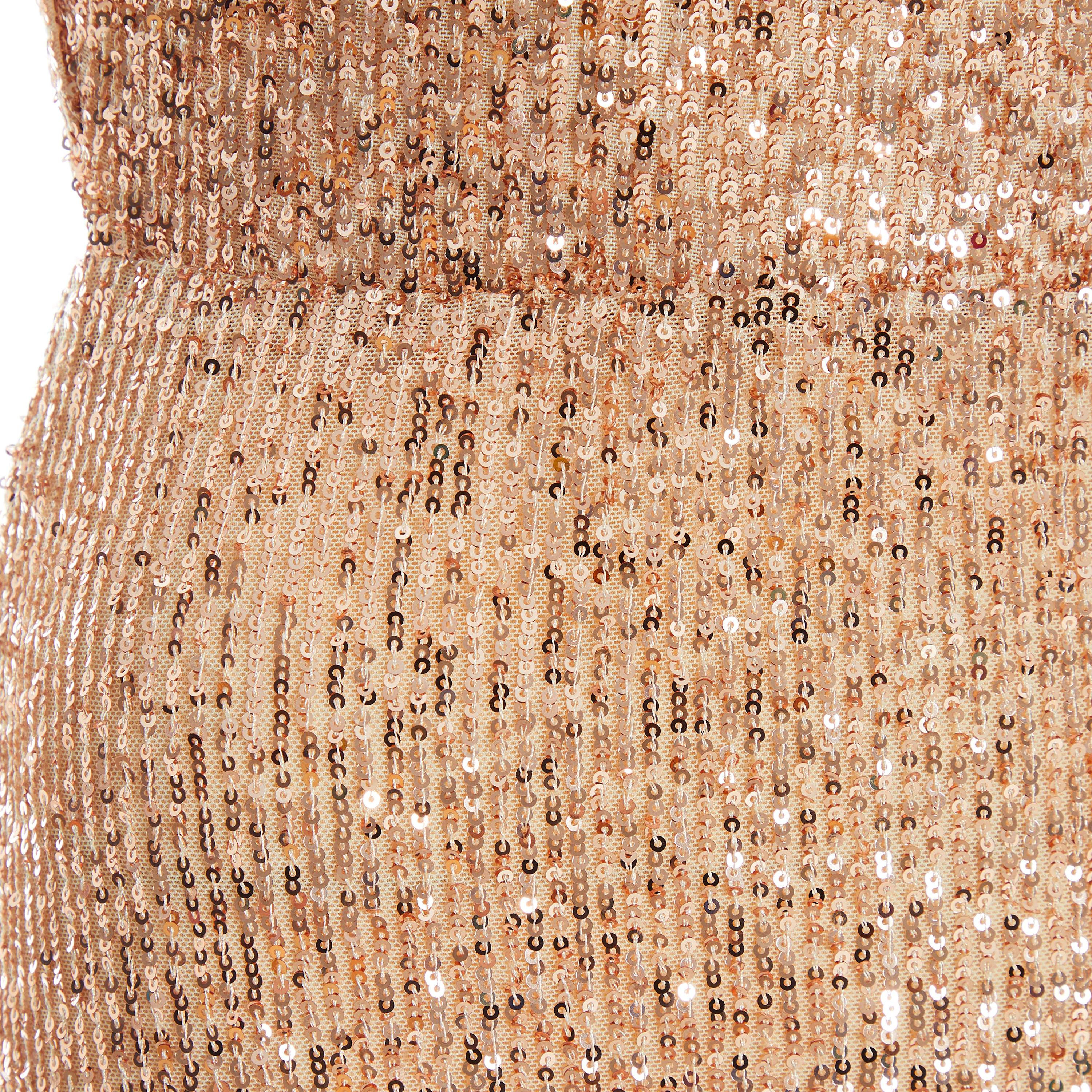 فستان ماكسي مفتوح برقبة ھالتر مع مزين بالترتر من كويز-women-clothing-dresses-image-3