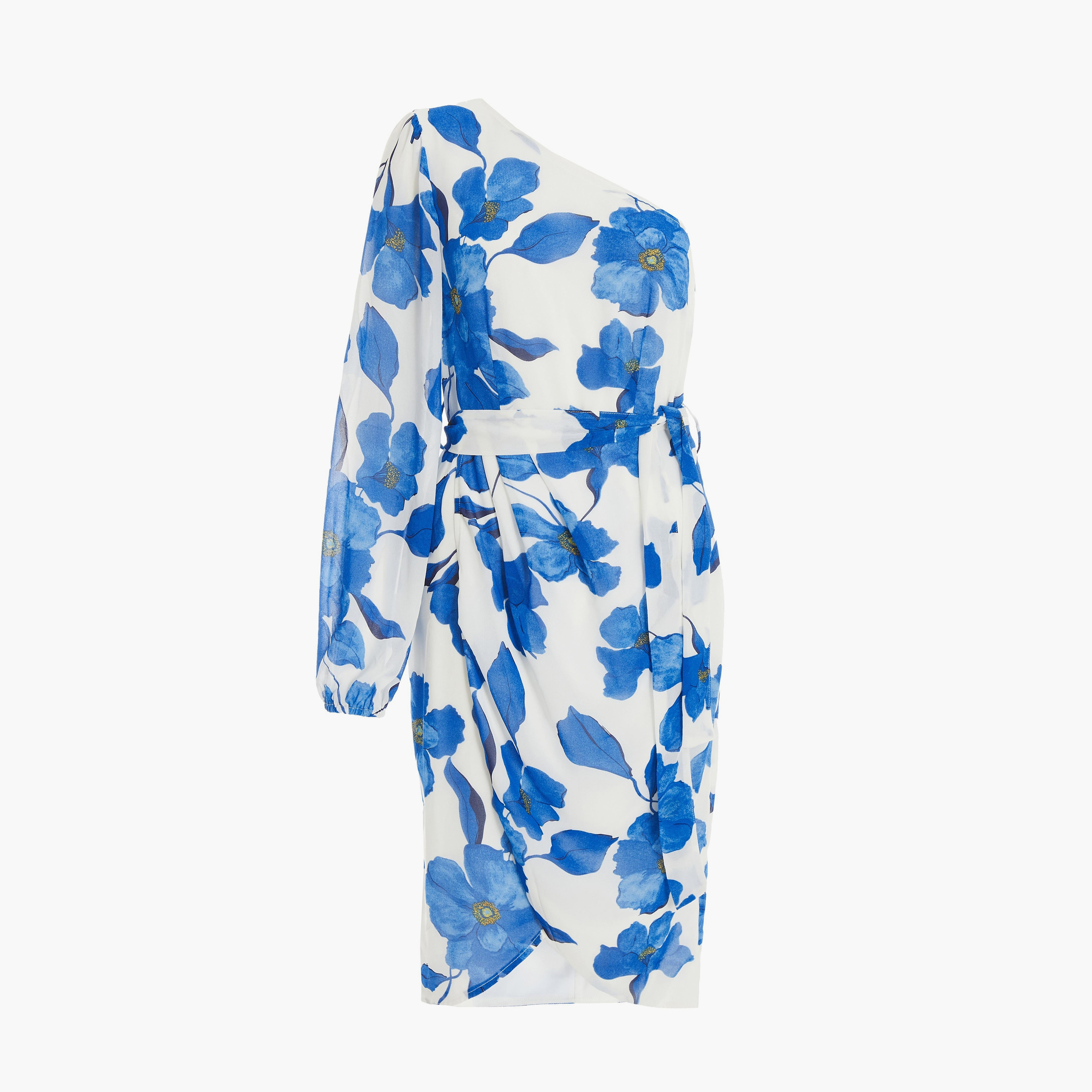 فستان متوسط الطول برقبة على شكل V من كويز-women-clothing-dresses-image-6