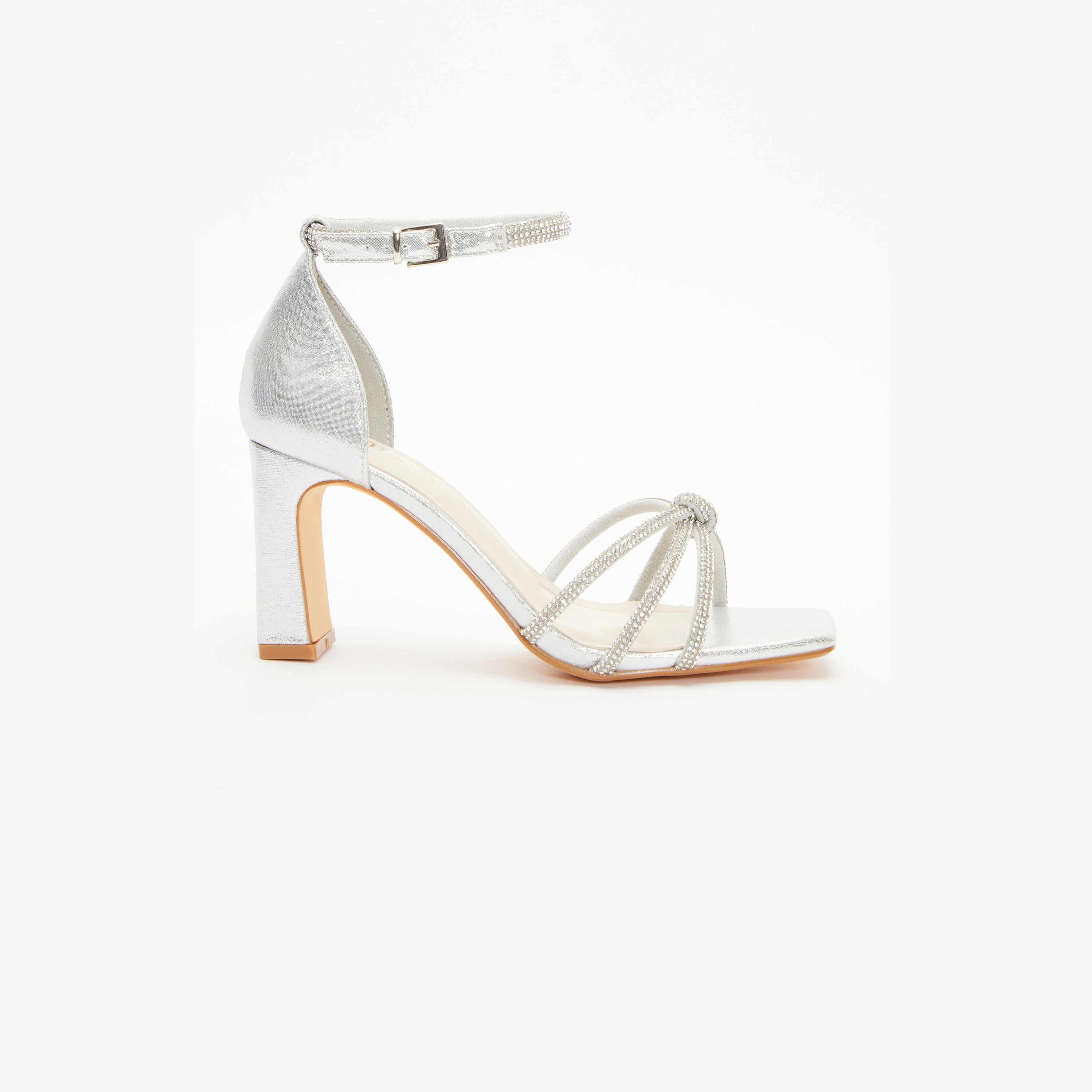 كويز- صندل نسائي بكعب عريض وحزام بإبزيم | 00100037669-women-shoes-heels-image-6