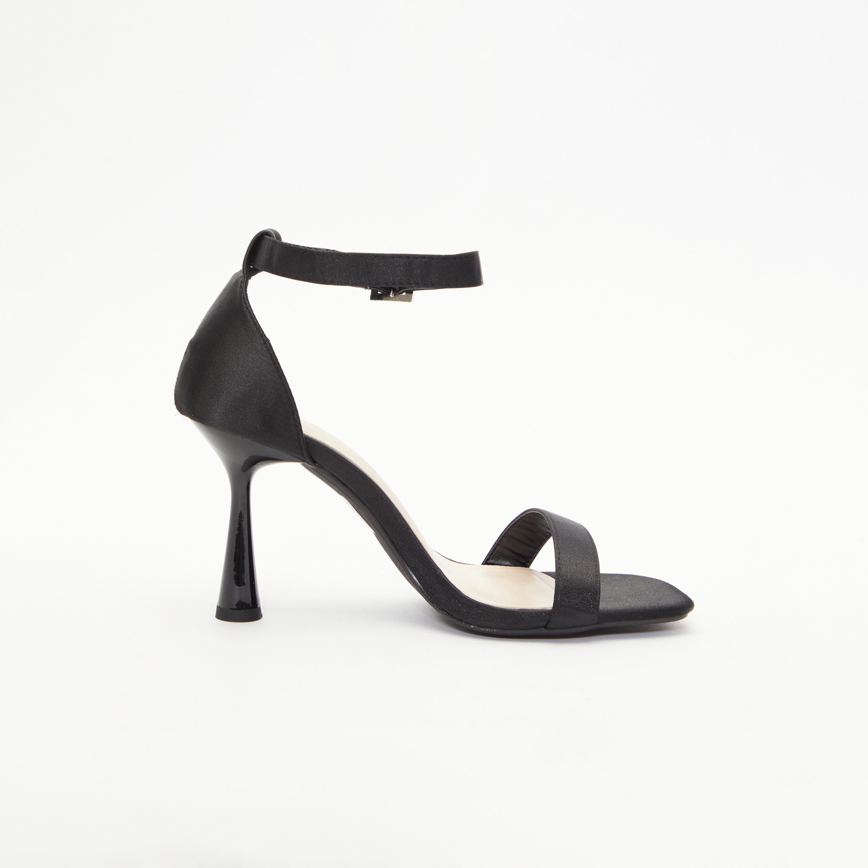 Quiz Women's Diamante Detail Ankle Strap Buckle Cone Heel Sandal | 00100037673-women-shoes-heels-image-6