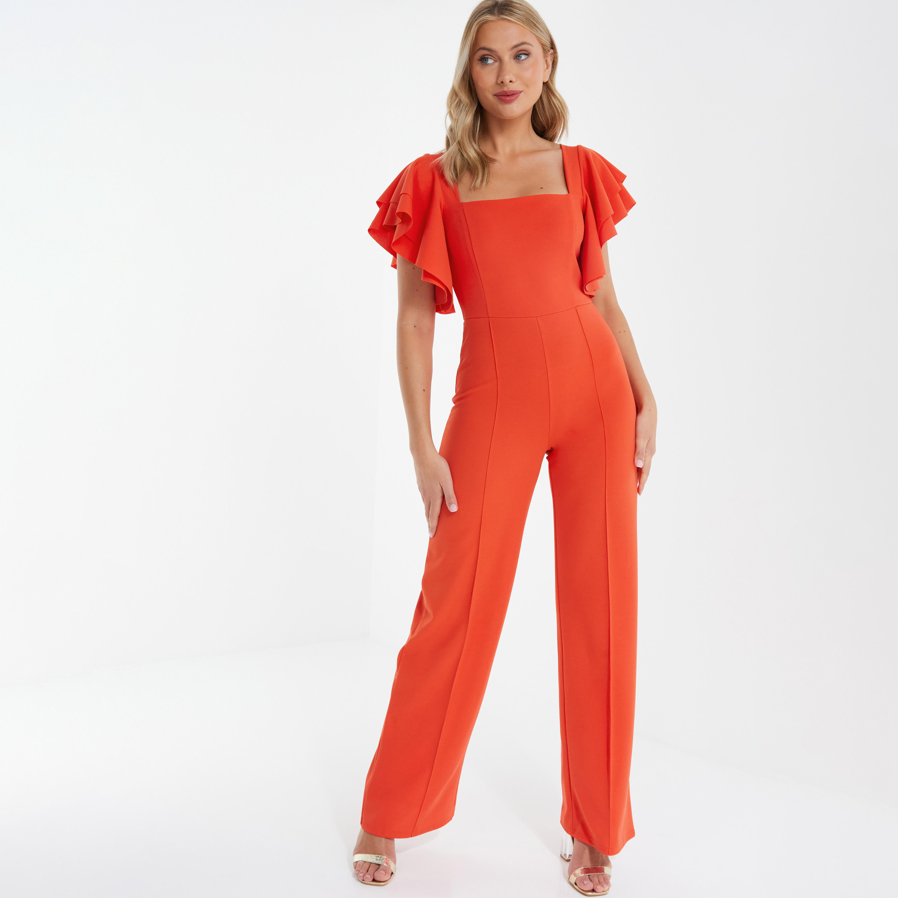 Red store quiz jumpsuit