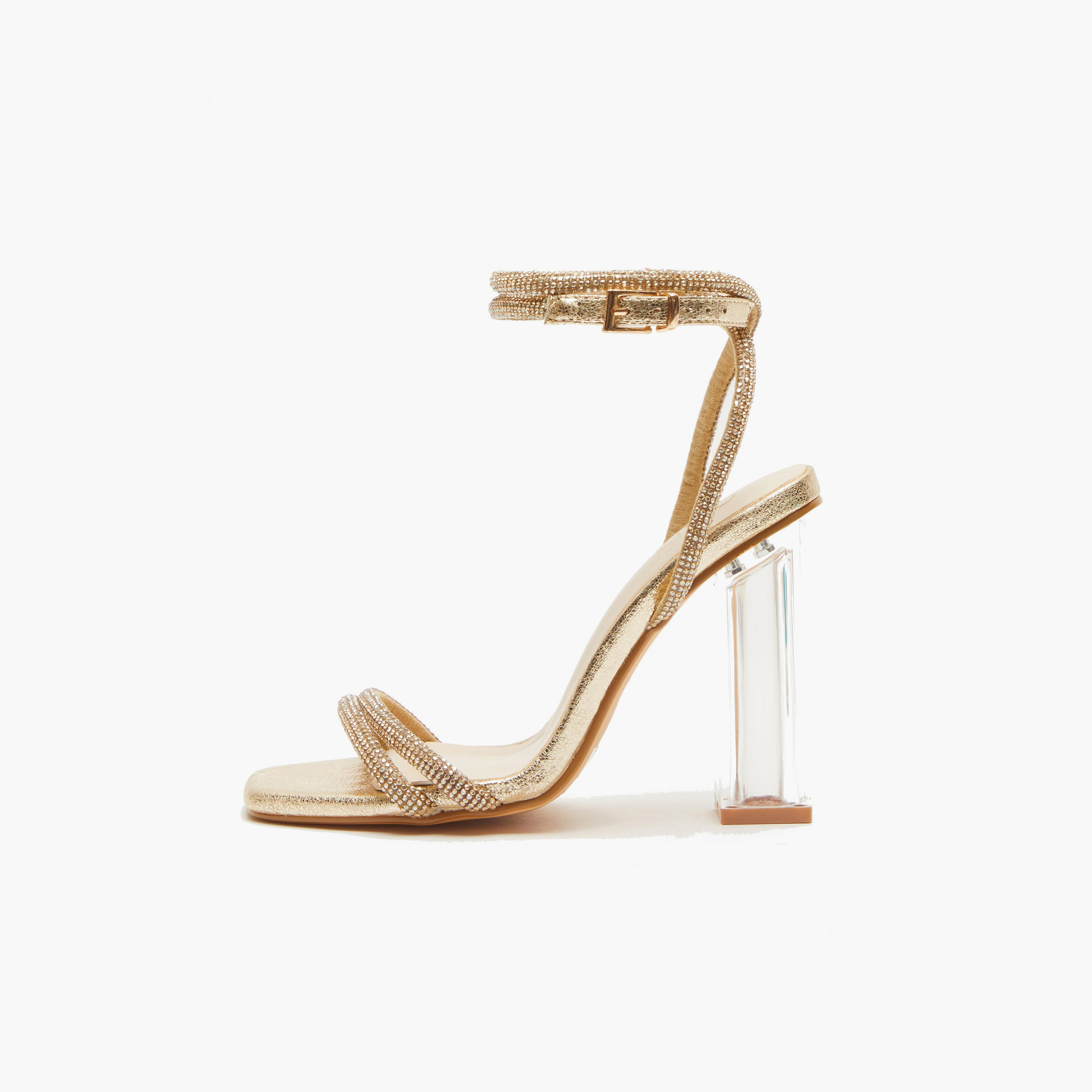 صندل نسائي بكعب ذو كلير ديامانتي من كويز-women-shoes-heels-image-4