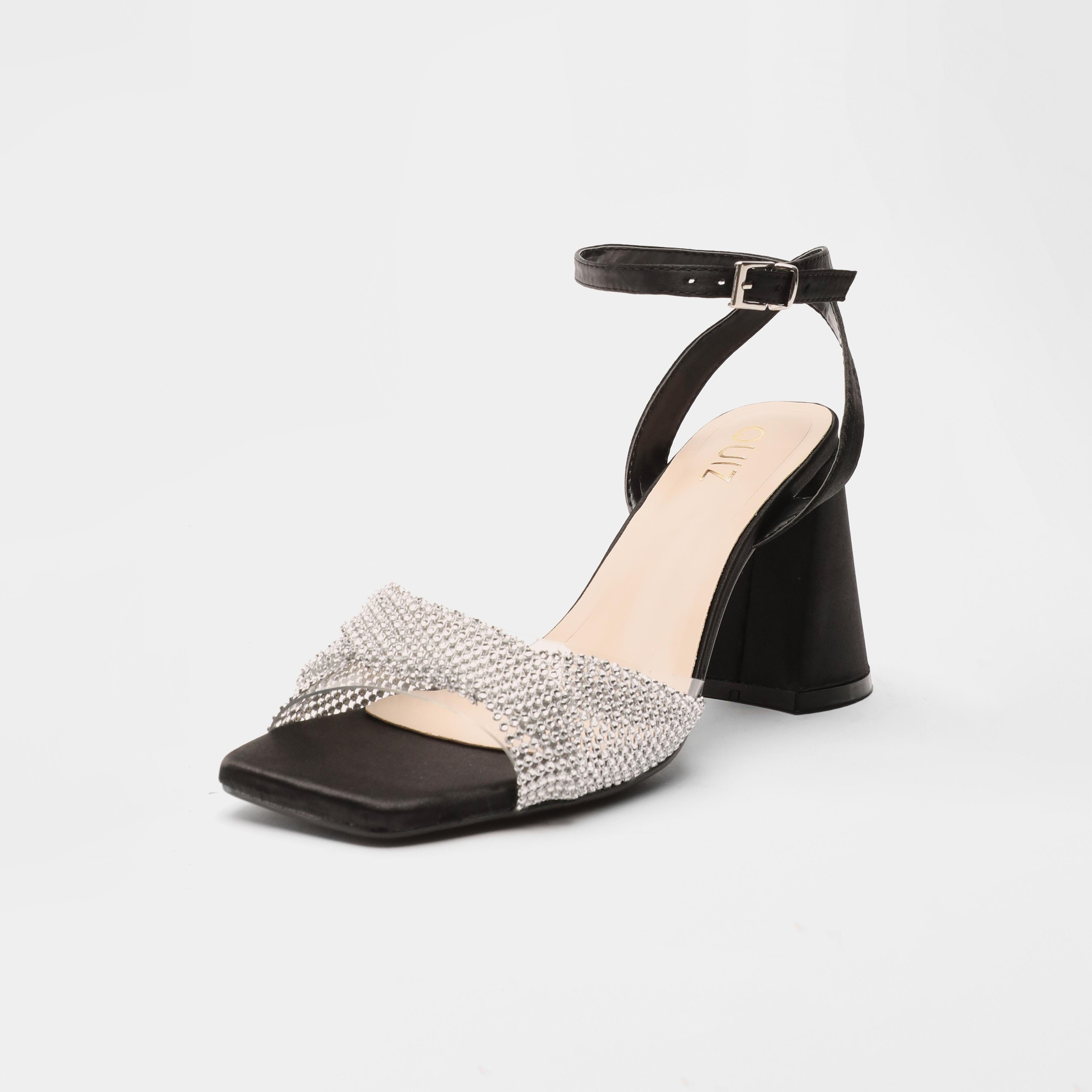 صندل نسائي بكعب ذو تويست بلوك ديامانتي من كويز-women-shoes-heels-image-1