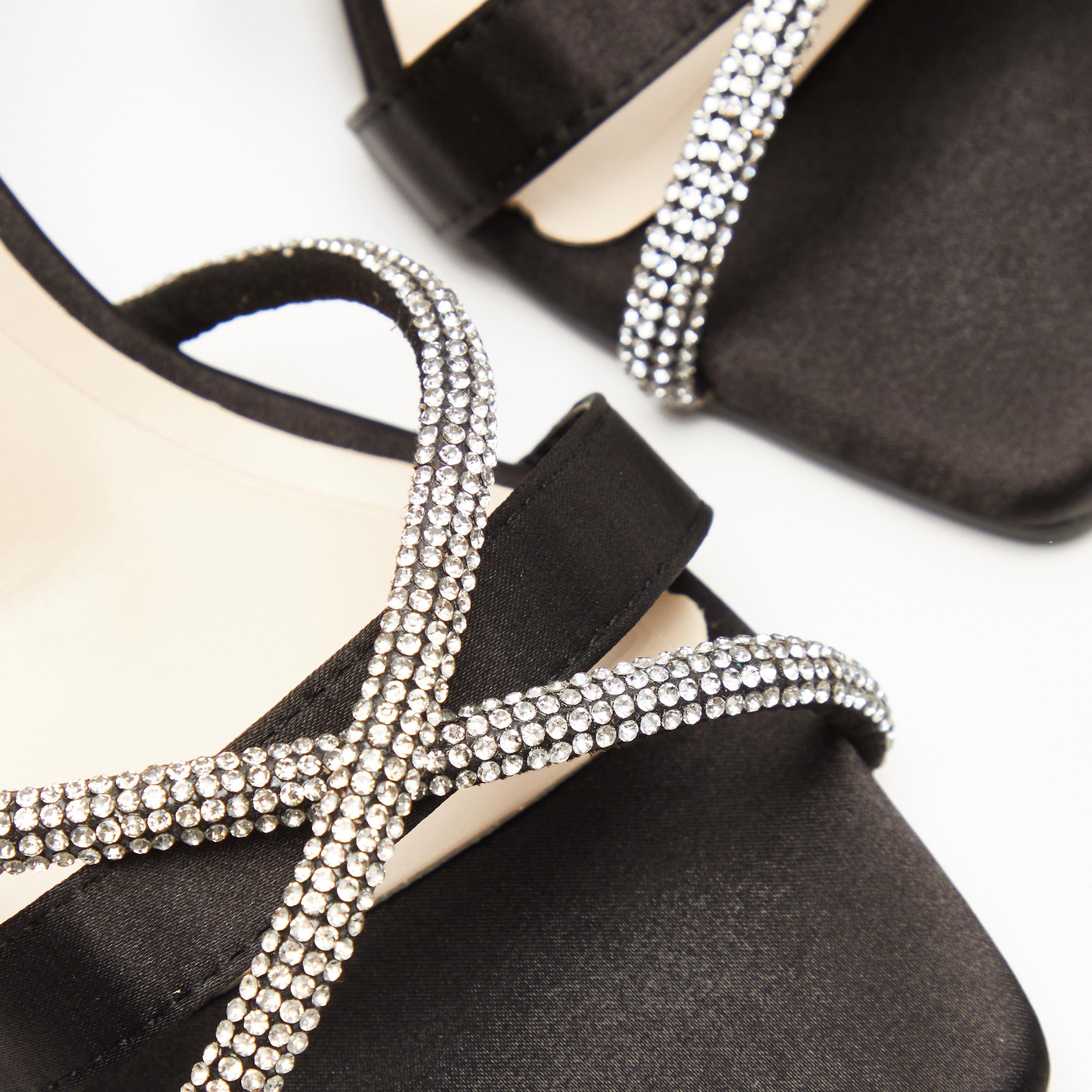 Quiz Women's Diamante Block Heel Sandals -women-shoes-heels-image-5