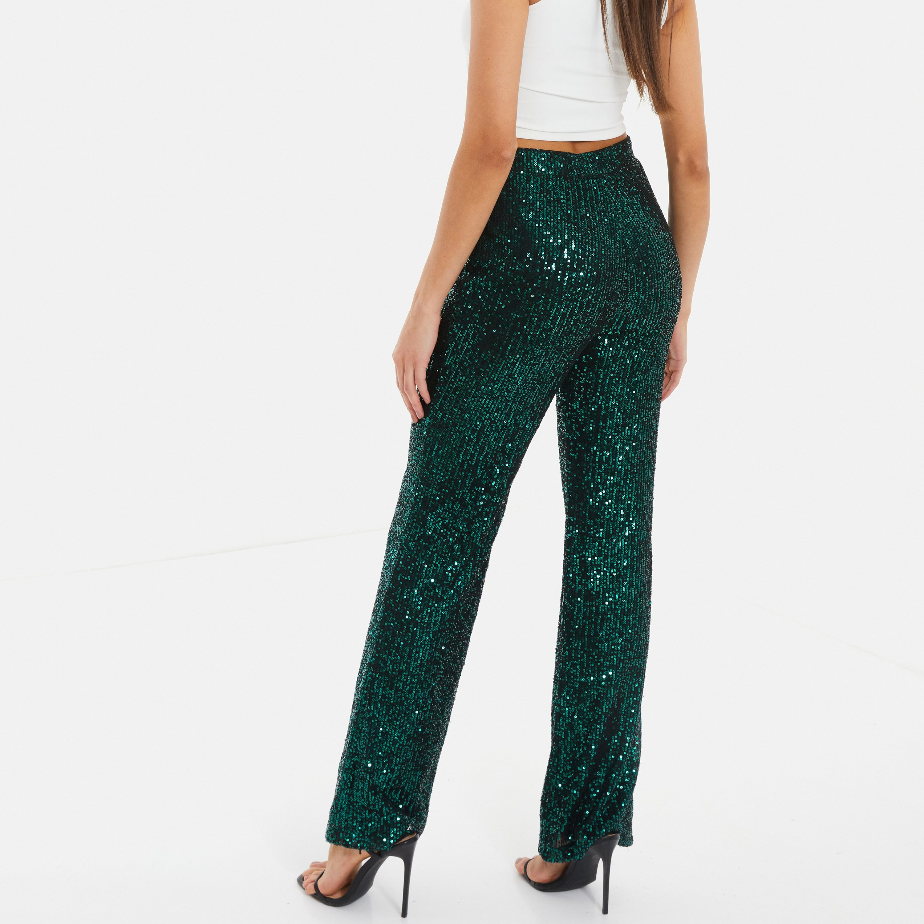Quiz Sequins High-Rise Trousers-women-clothing-bottoms-trousers-image-4