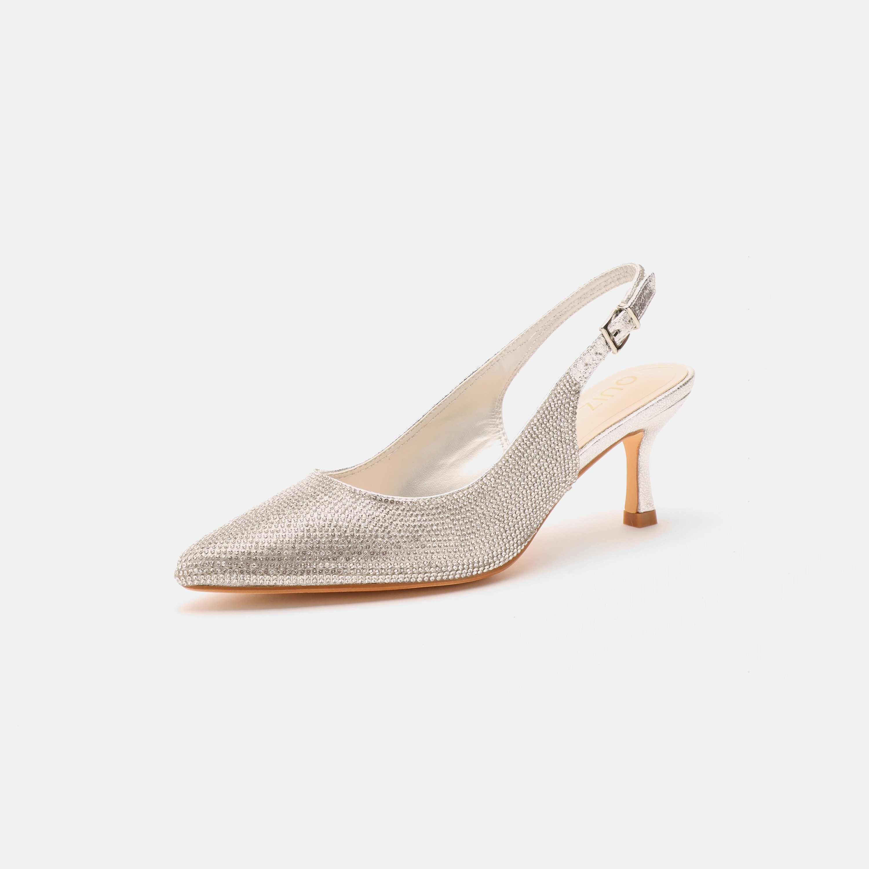 حذاء نسائي من كويز بكعب خلفي ذو ديامانتي-women-shoes-heels-image-1