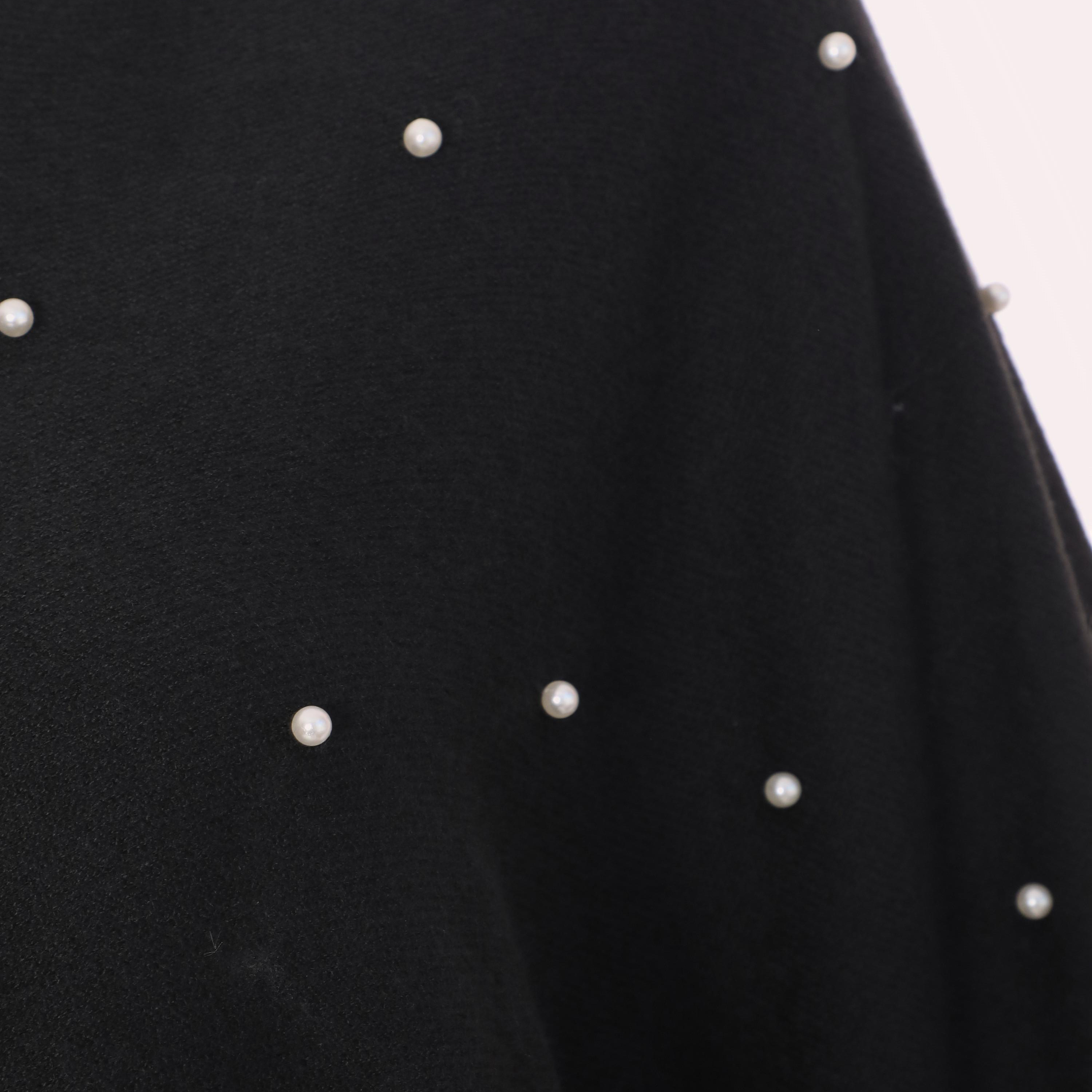 كويز عباءة نسائية مفتوحة من الأمام باللون الأسود من بيرل-women-clothing-shirtsandblouses-blouses-image-4