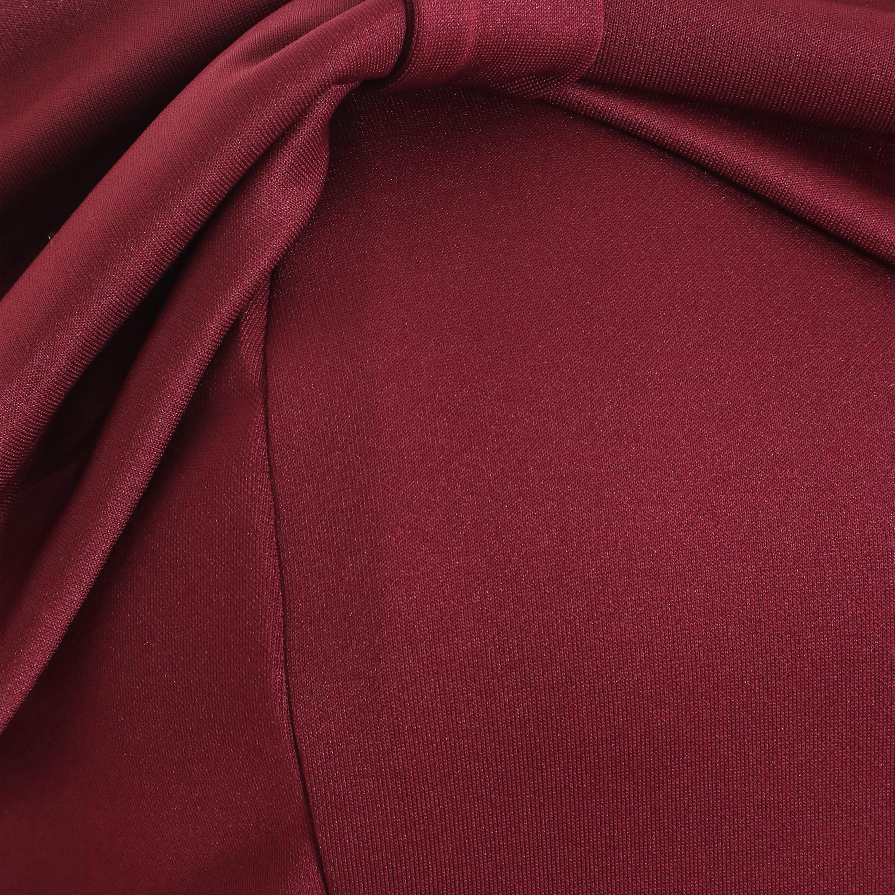 Quiz Curve Berry Bow Detail Bardot Midi Dress-women-clothing-dresses-image-4