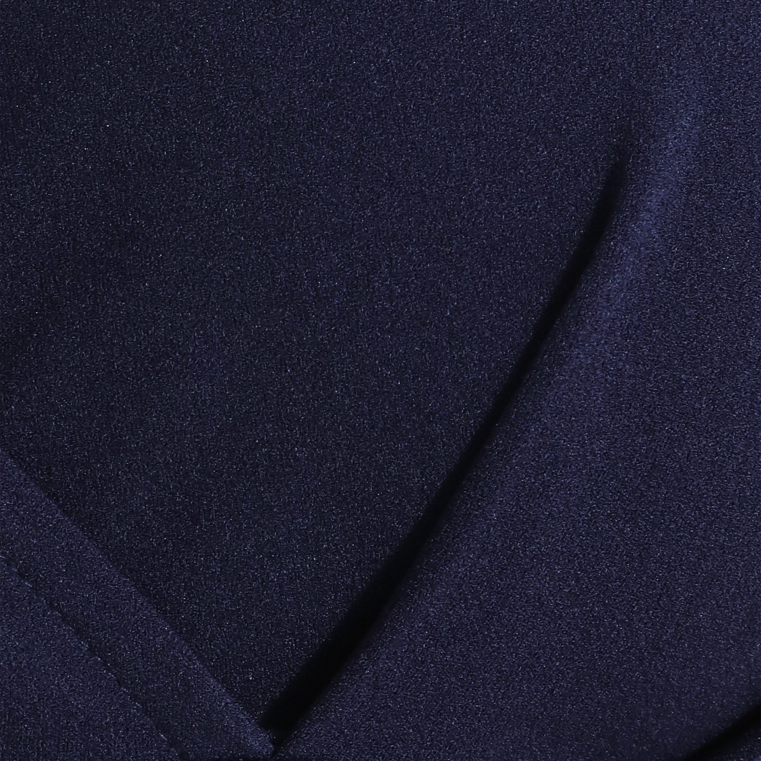 Quiz Curve Navy Scuba Crepe V-Neck Frill Hem Midi Dress-women-clothing-dresses-image-4