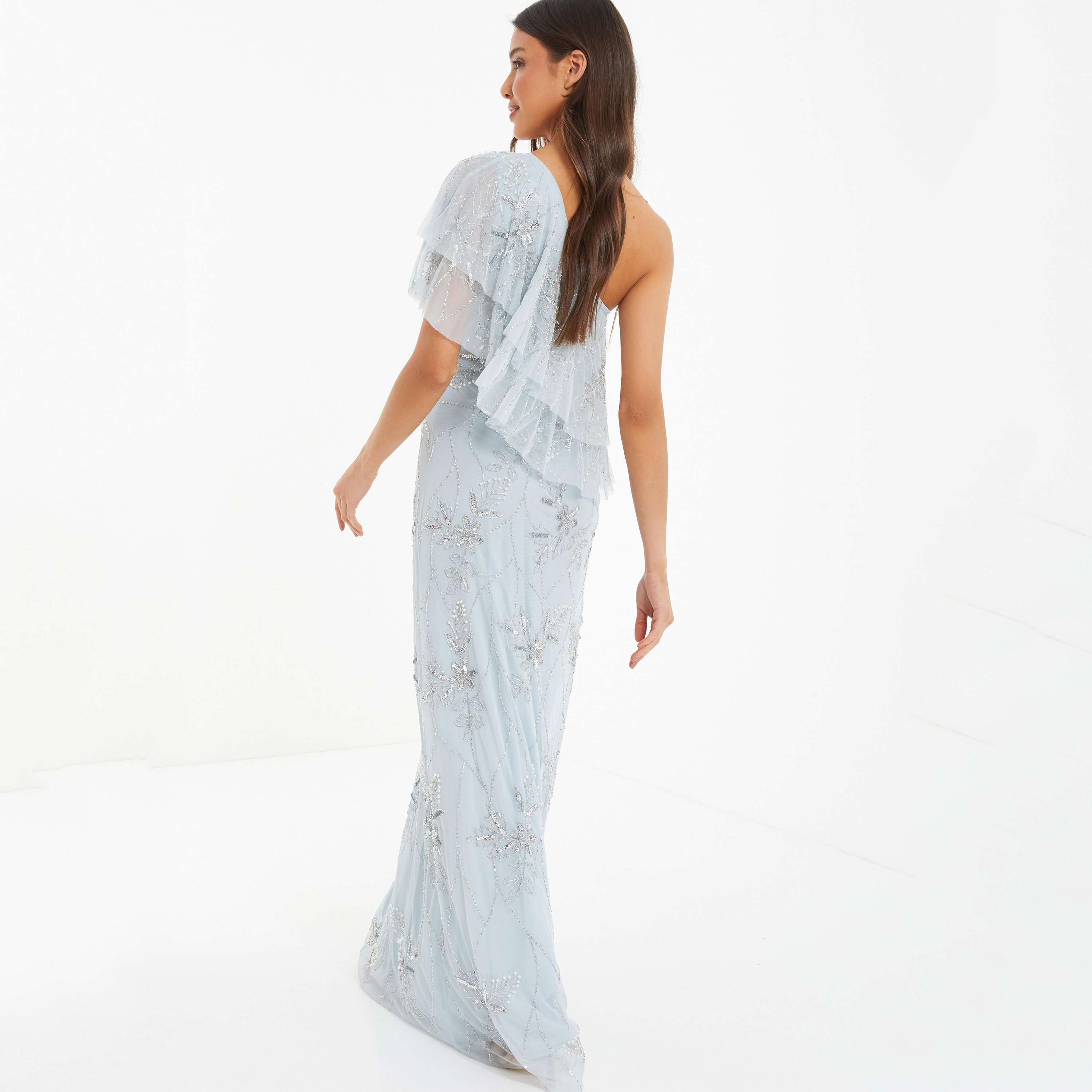فستان ماكسي مزين بكتف واحد من كويز-women-clothing-dresses-image-4