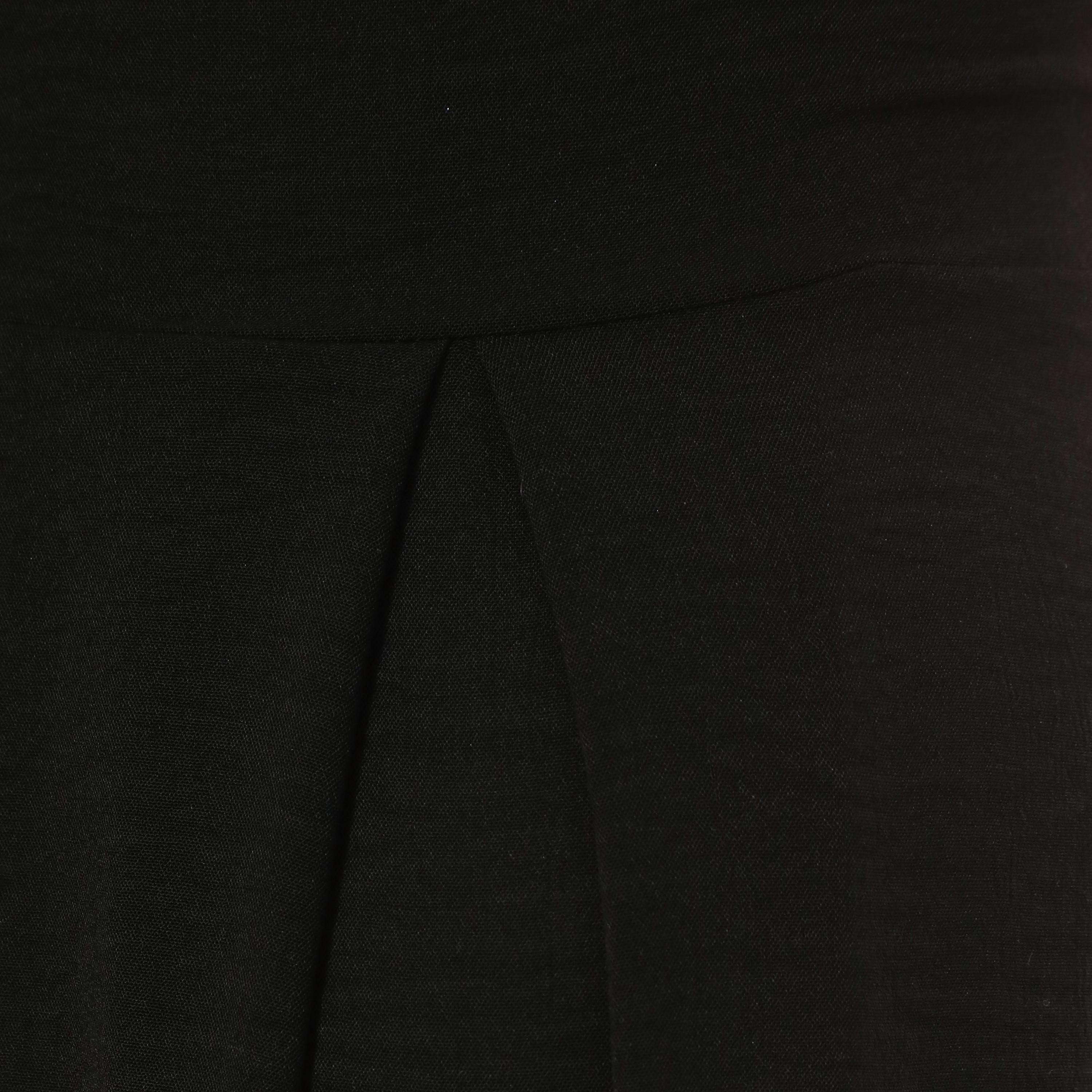 بنطلون سادة واسع الساق بخصر مرتفع من كويز -women-clothing-bottoms-trousers-image-3