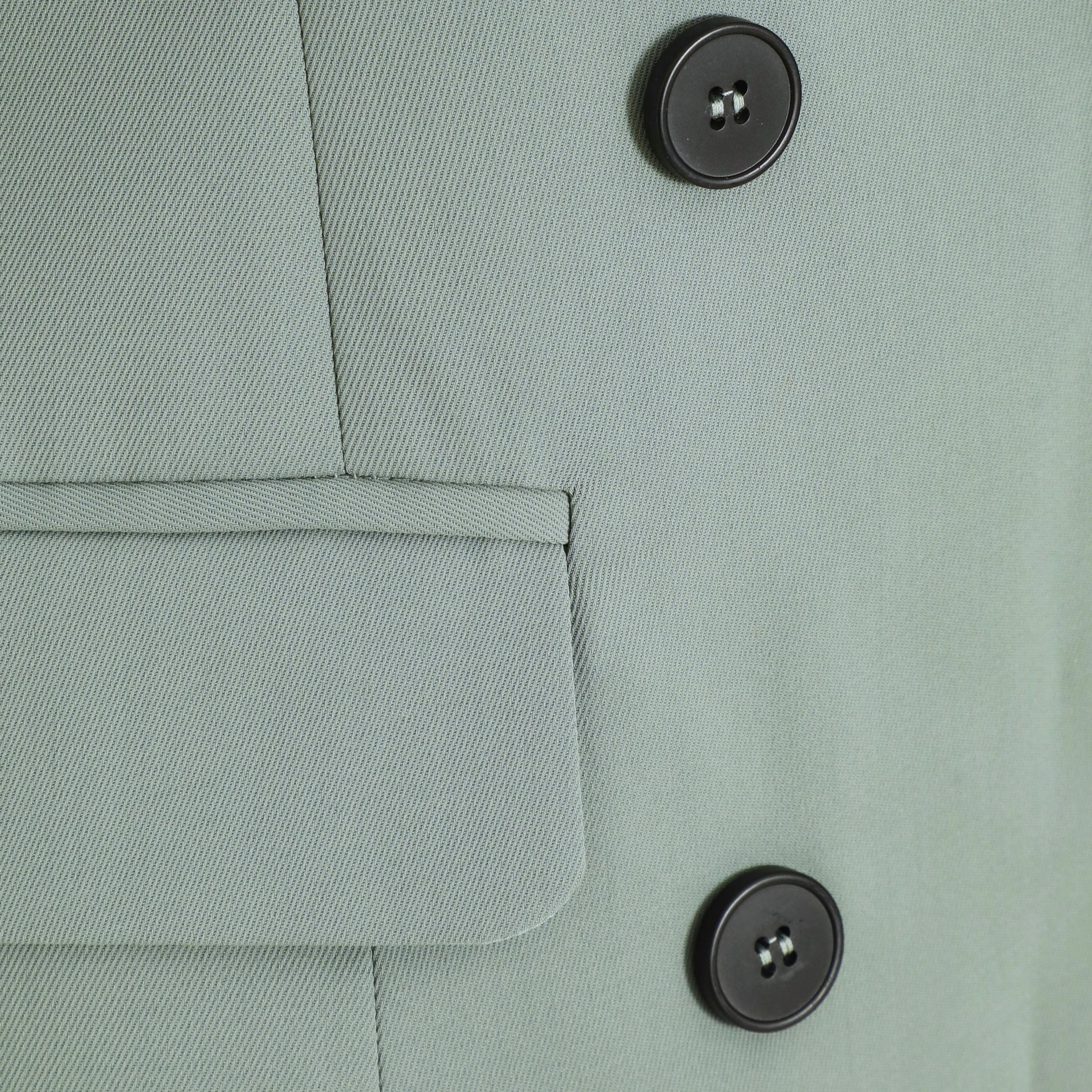 Quiz Plain Lapel Collar Double Breasted Blazer-women-clothing-coatsandjackets-blazers-image-3