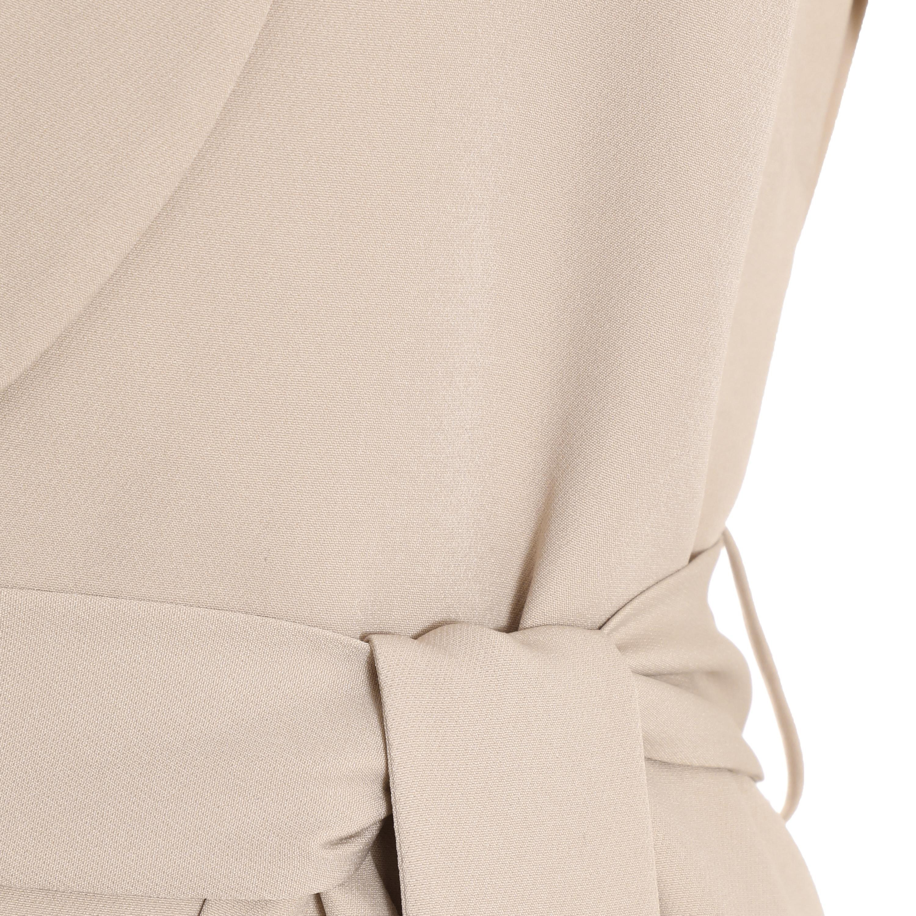 Quiz Plain Lapel Collar Belted Blazer-women-clothing-coatsandjackets-blazers-image-3