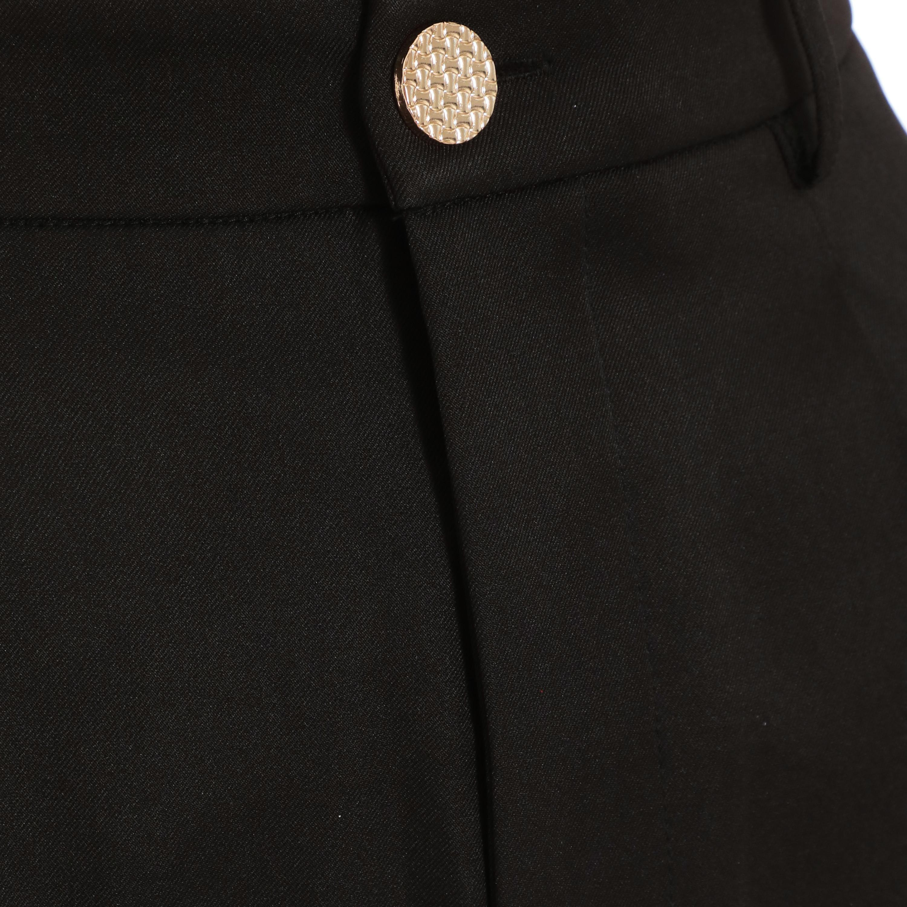 بنطلون سادة واسع الساق من كويز -women-clothing-bottoms-trousers-image-3