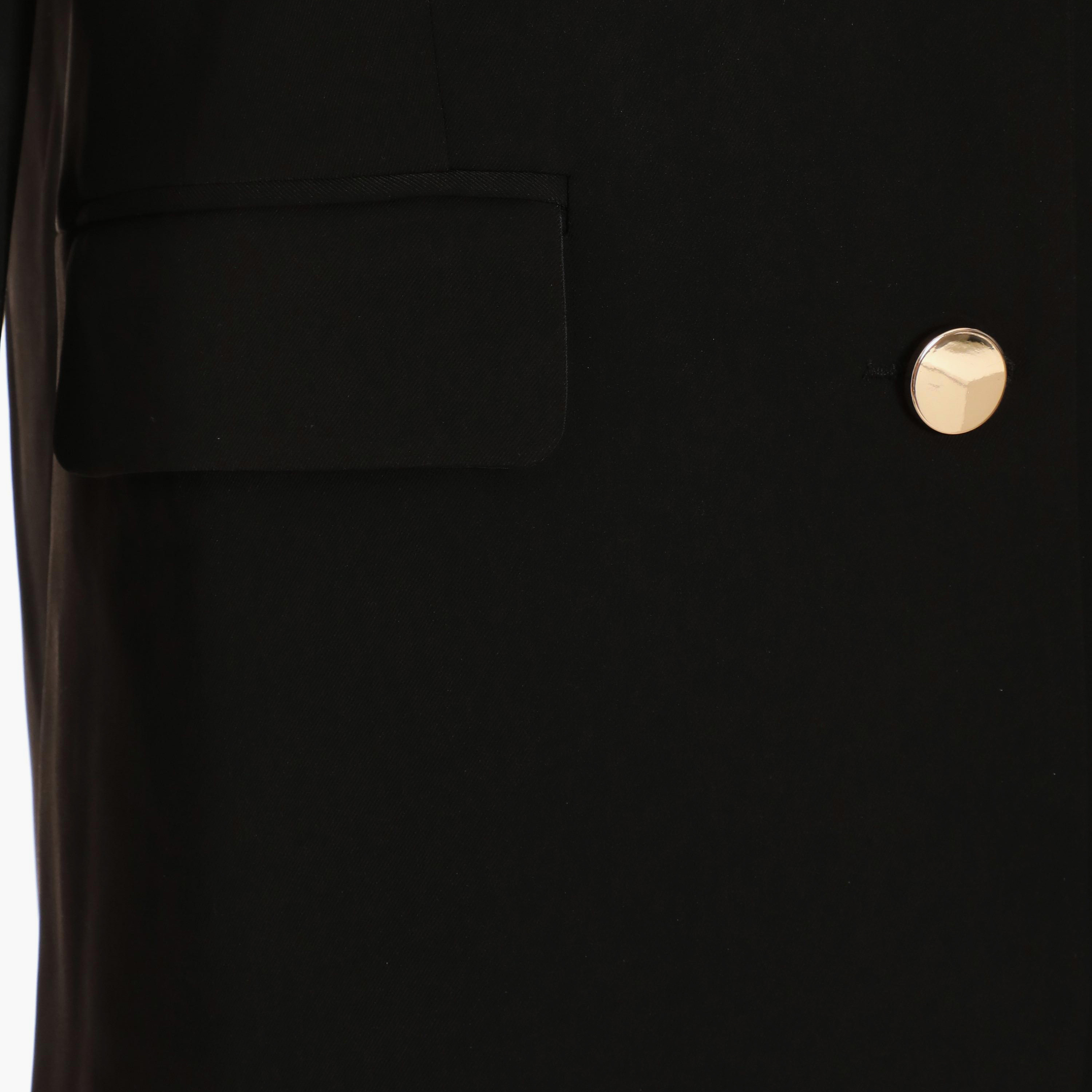 جاكيت بليزر بياقة مستديرة سادة من كويز-women-clothing-coatsandjackets-blazers-image-3