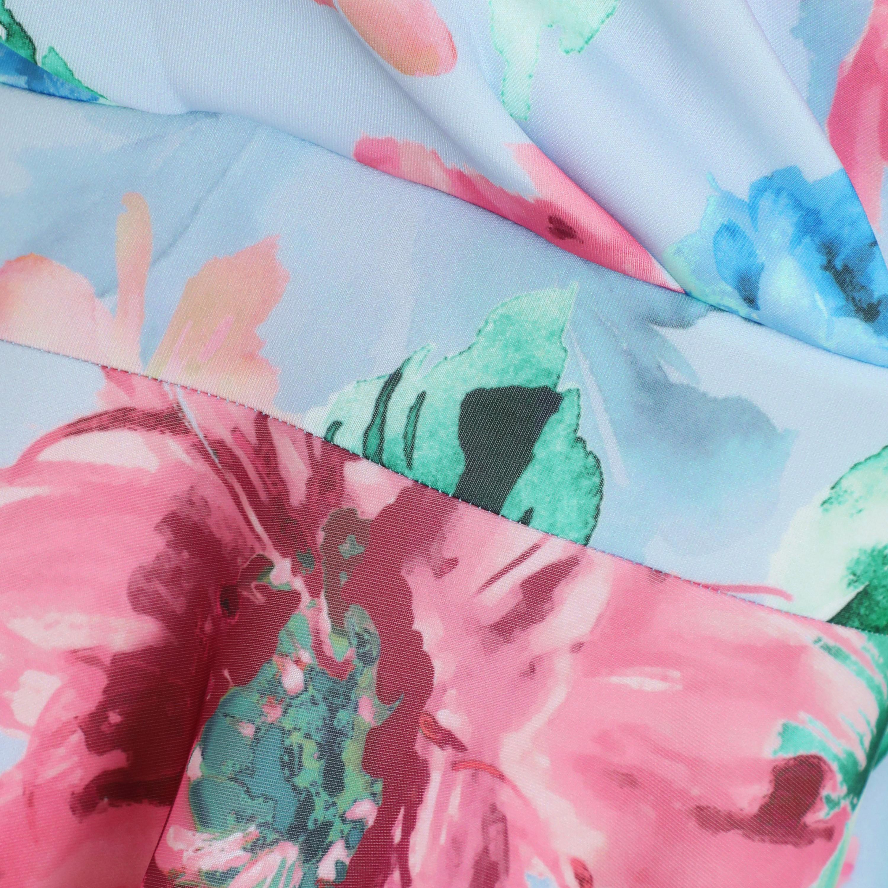 Quiz Floral Bardot Neck Skater Midi Dress-women-clothing-dresses-image-3