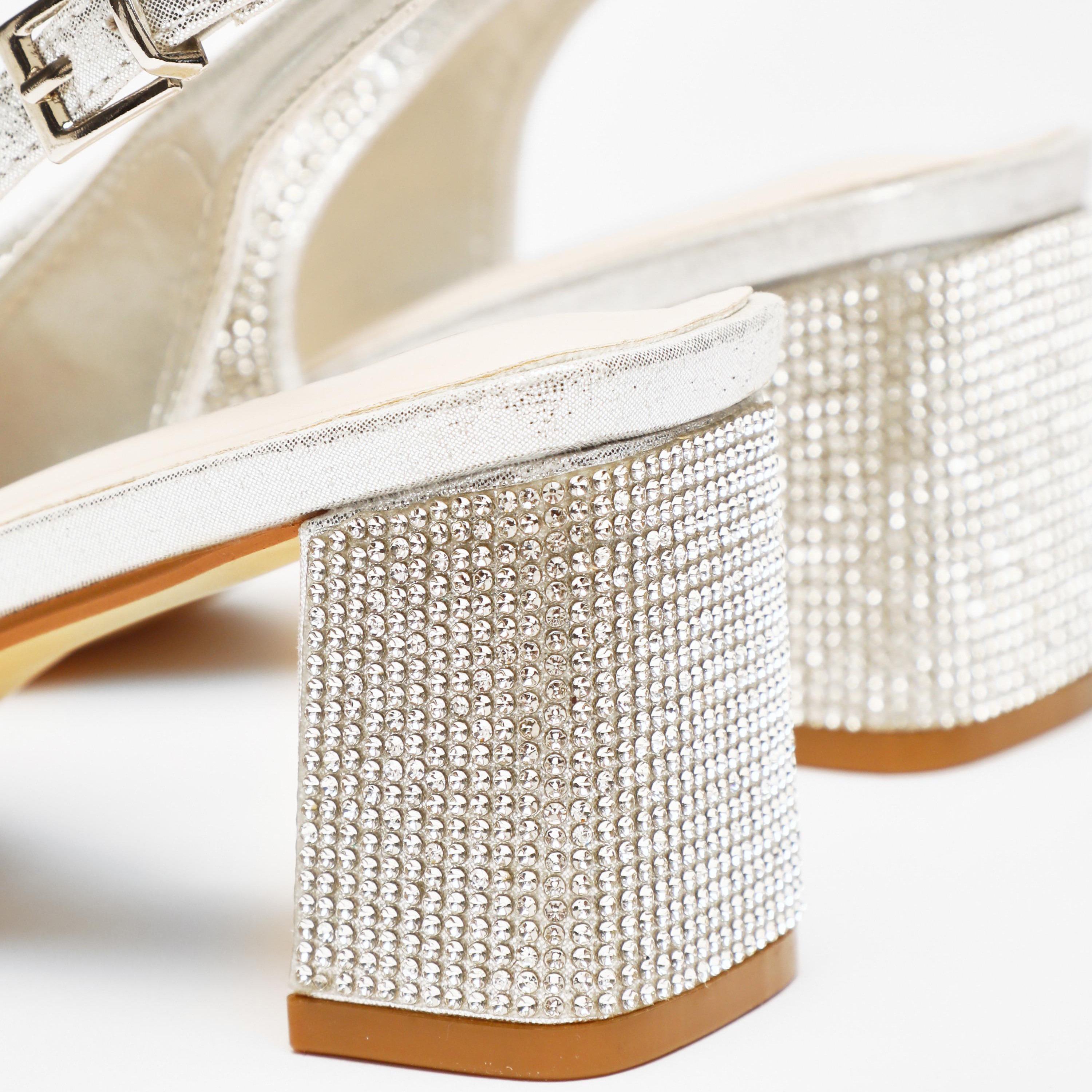 حذاء ميولز بكعب بلوك بإبزيم للسيدات من كويز | 100041268-women-shoes-heels-image-3
