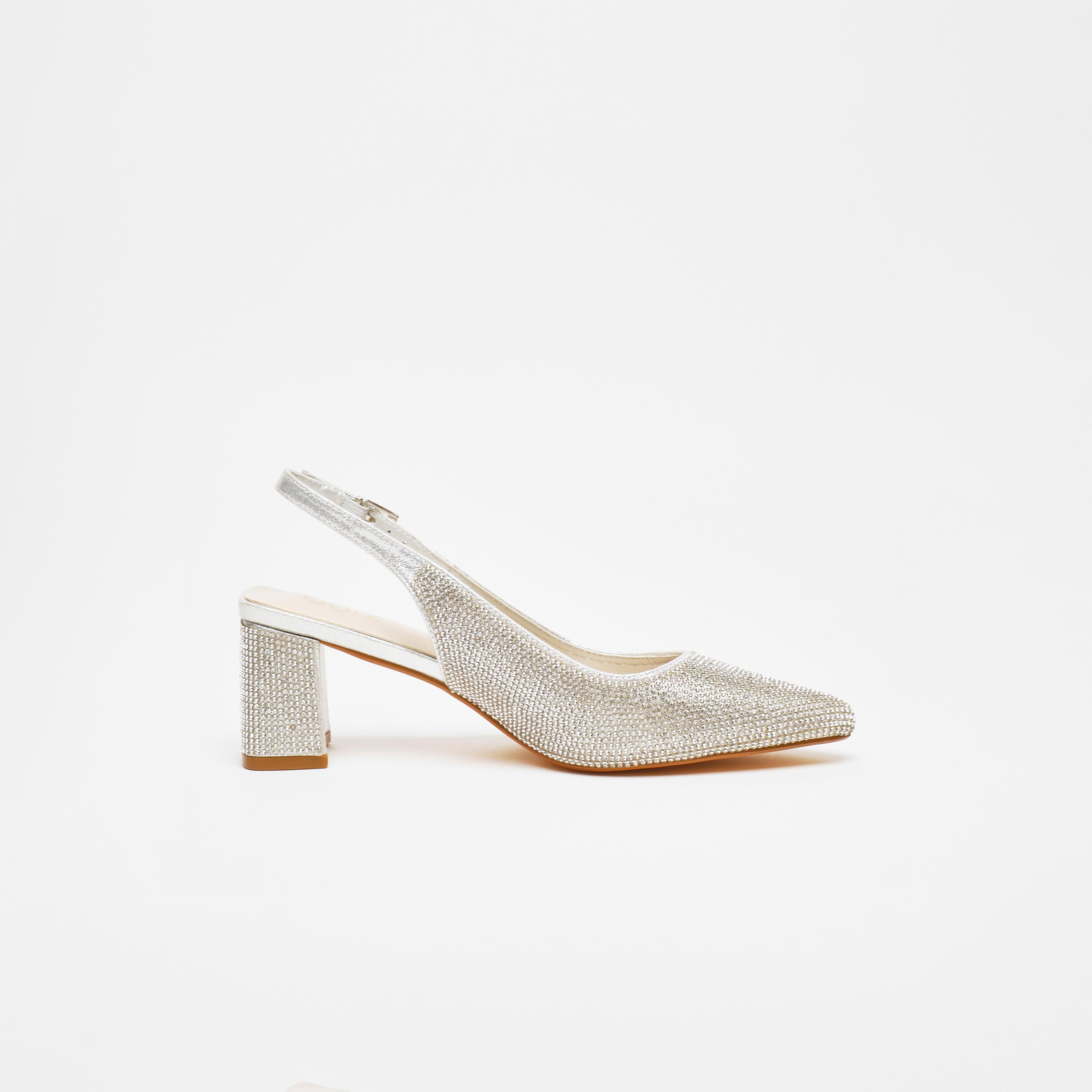 حذاء ميولز بكعب بلوك بإبزيم للسيدات من كويز | 100041268-women-shoes-heels-image-4