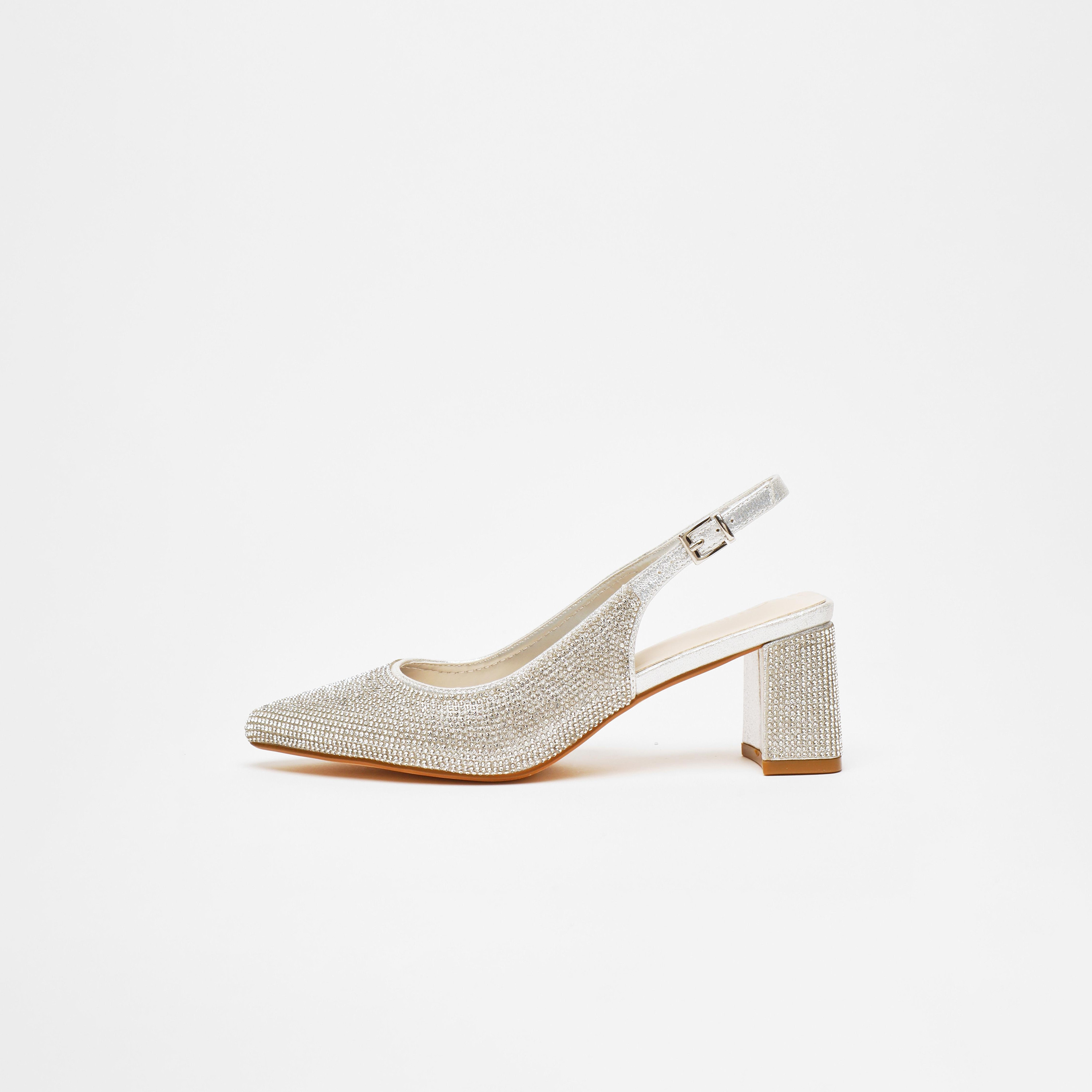 حذاء ميولز بكعب بلوك بإبزيم للسيدات من كويز | 100041268-women-shoes-heels-image-5