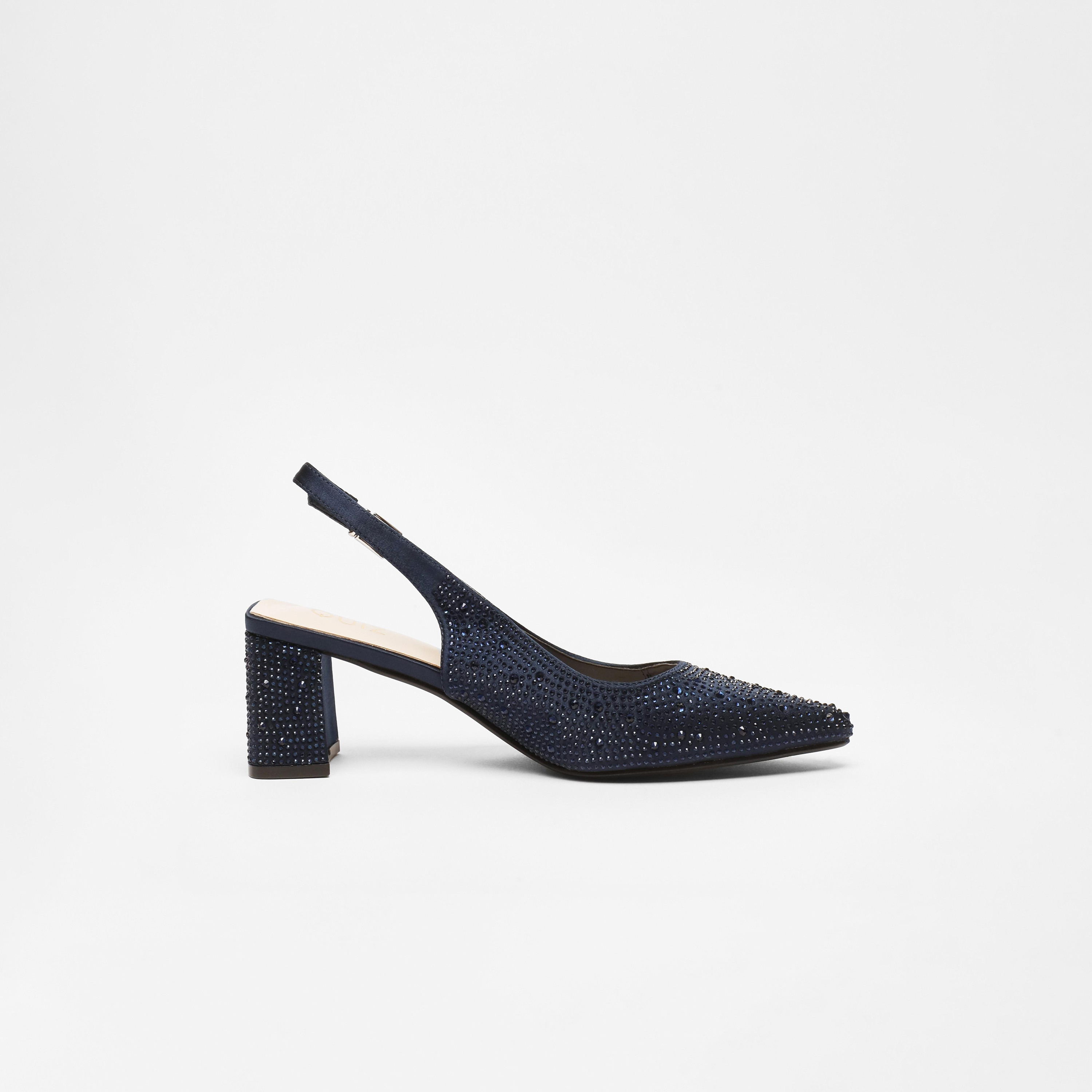 حذاء ميولز بكعب بلوك بإبزيم للسيدات من كويز | 100041269-women-shoes-heels-image-4