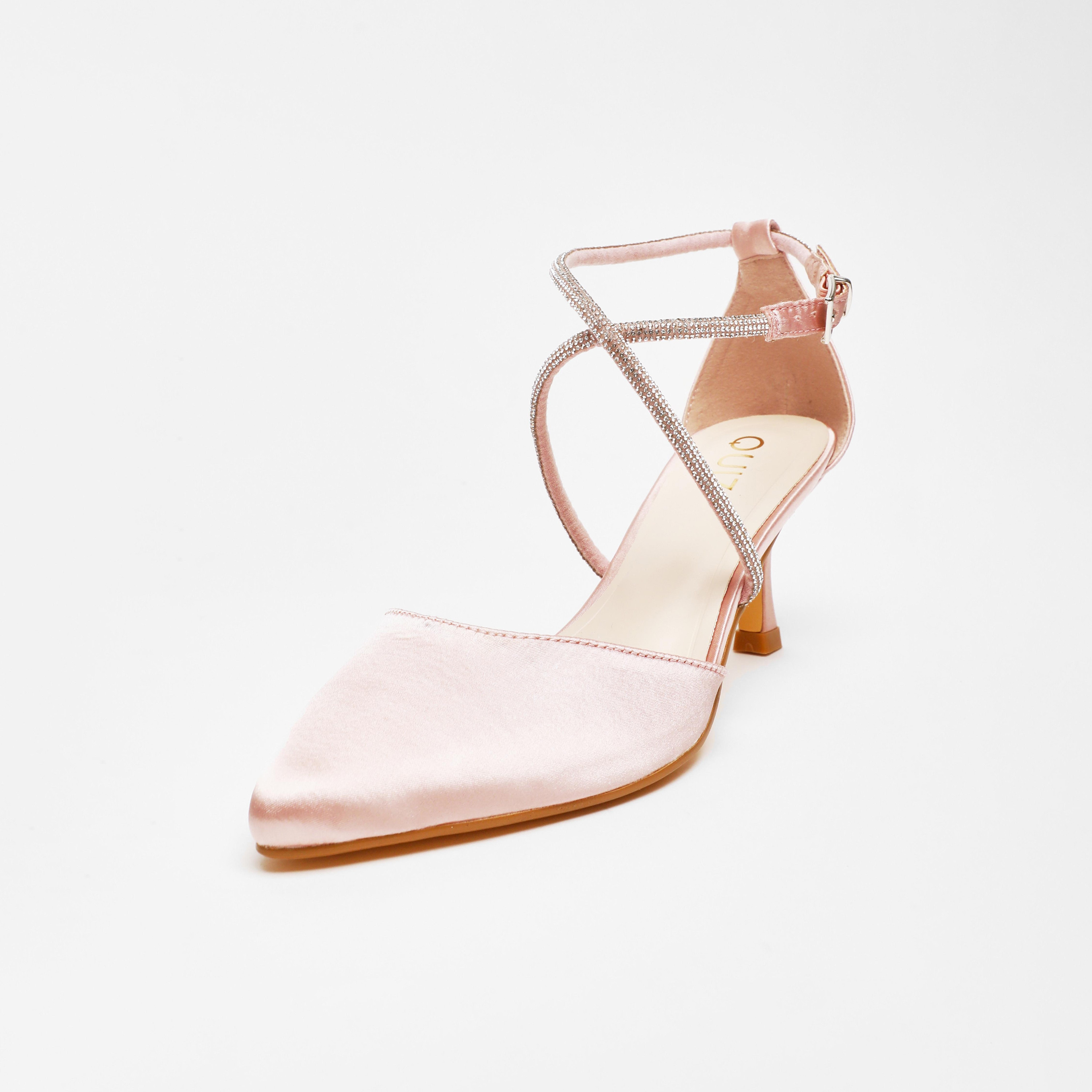 Quiz Women's Buckle Kitten Heel Pumps| 00100041273-women-shoes-heels-image-1