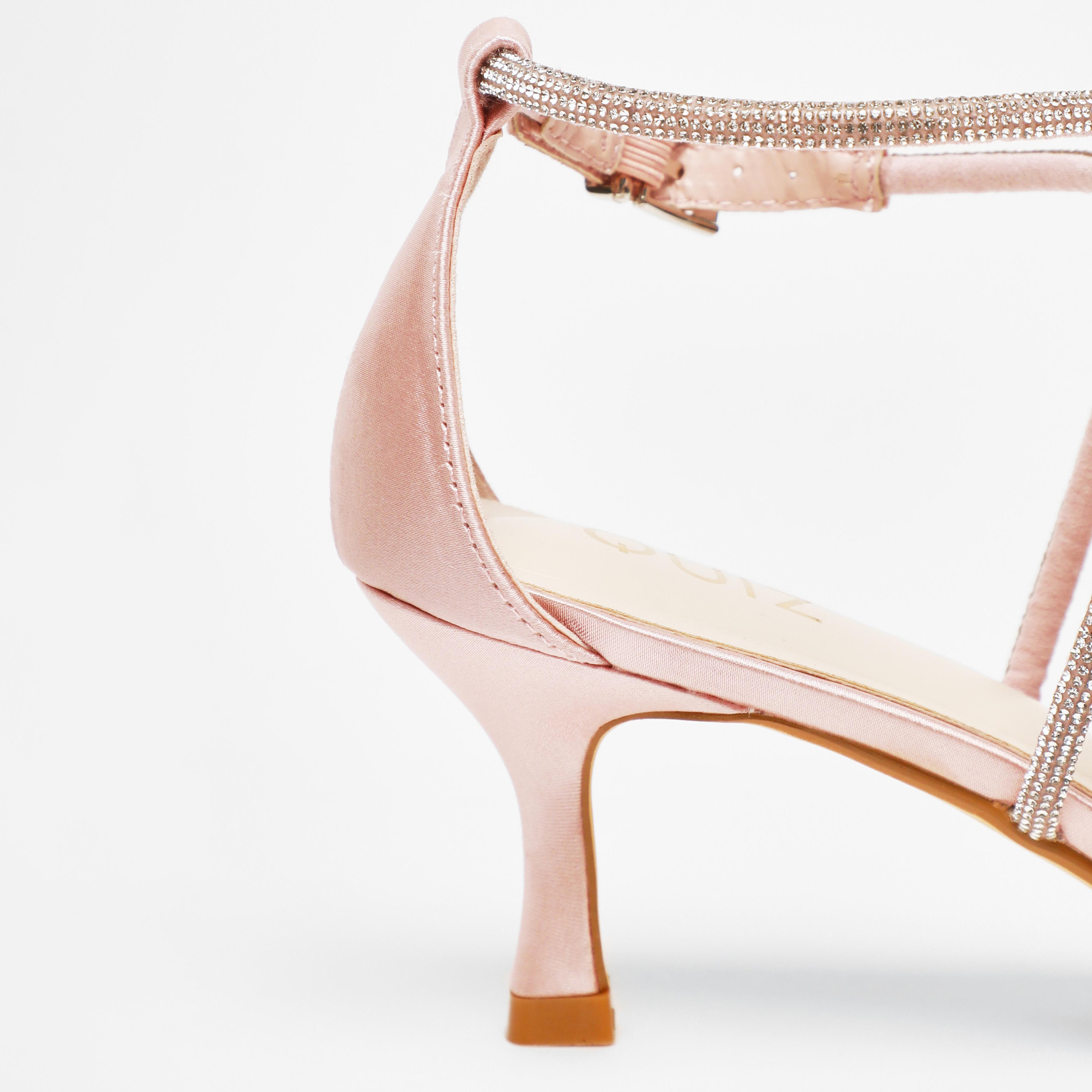 حذاء بامبز نسائي بكعب كيتن بإبزيم من كويز | 100041273-women-shoes-heels-image-3