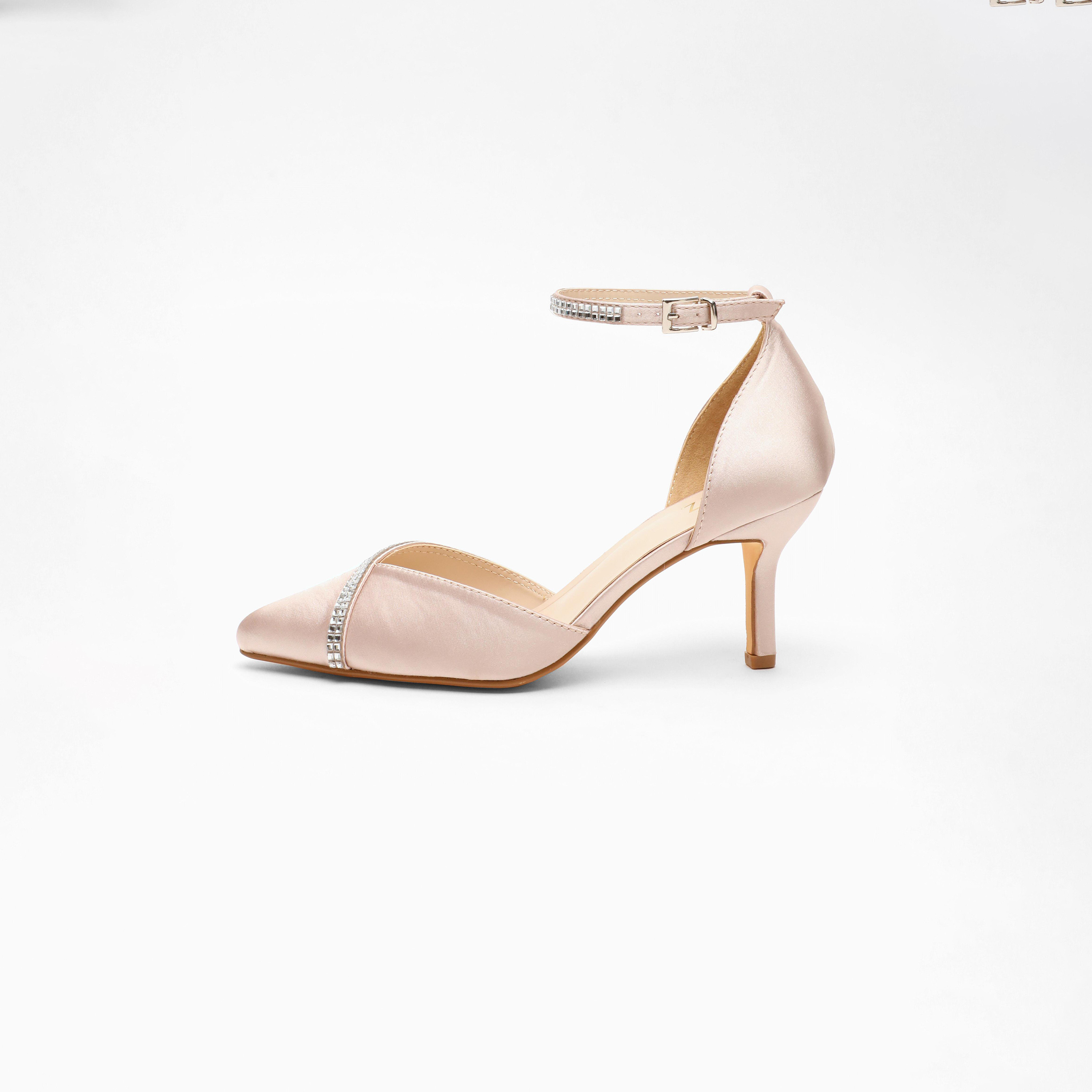 Quiz Women's Buckle Strap Stiletto Heels Sandals | 00100041278-women-shoes-heels-image-5